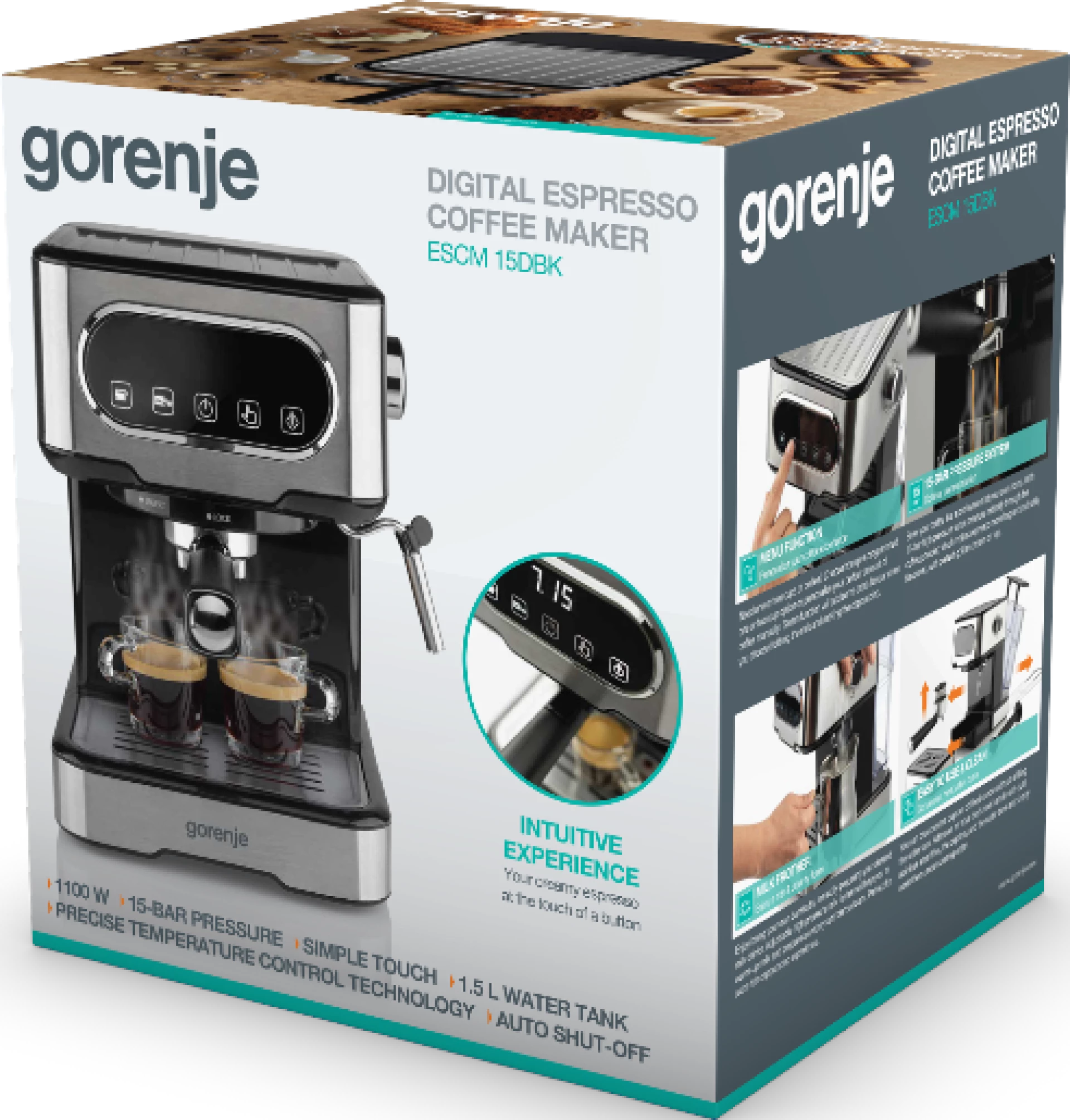Gorenje Aparat za espresso kafu ESCM 15 CD
