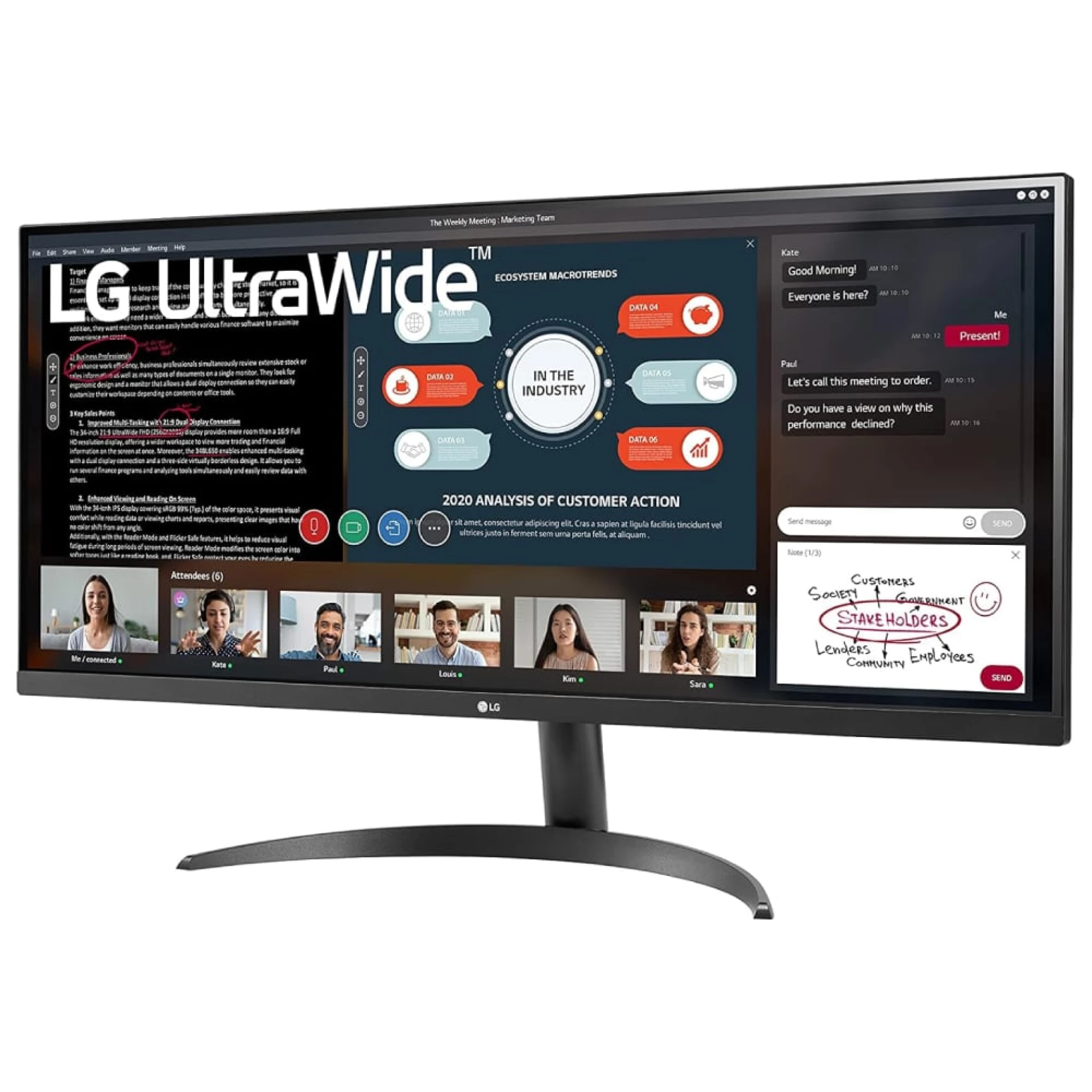 LG Monitor 34WP500-B 