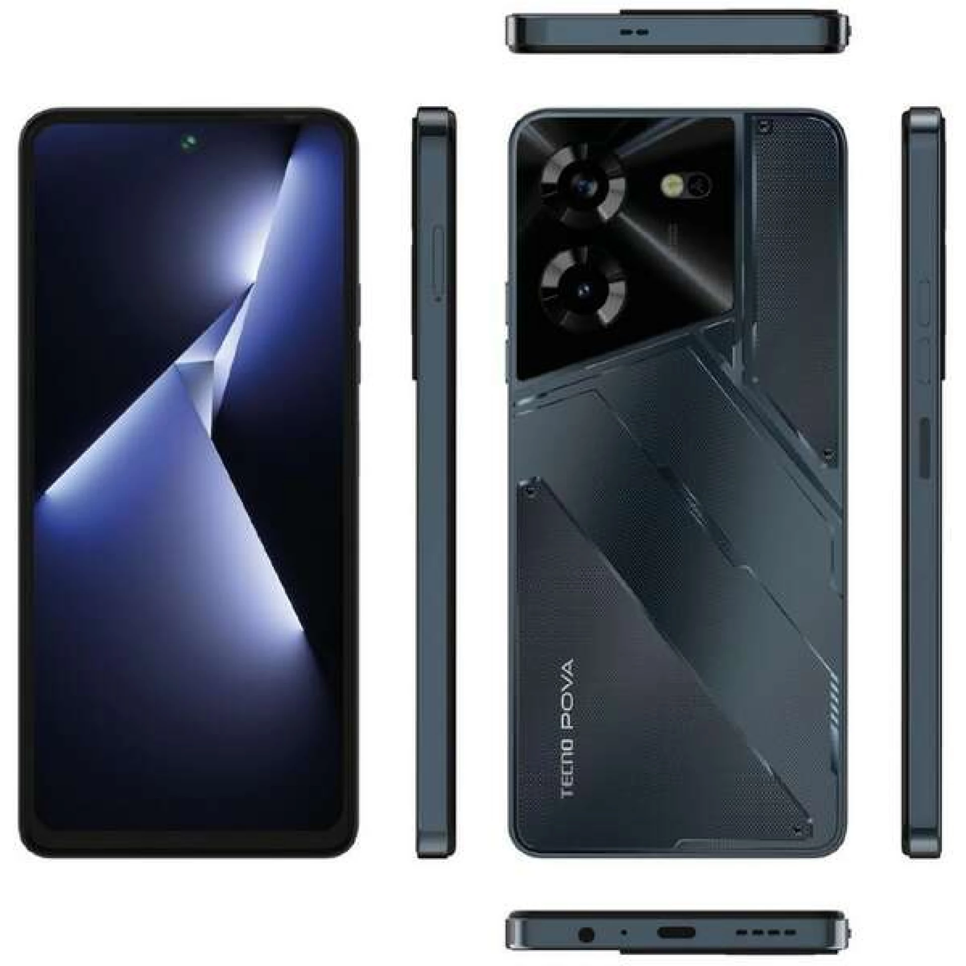 Tecno POVA 5 8/256GB crni mobilni 6.78" Helio G99 8GB 256GB 50Mpx+0.08Mpx Dual SIM