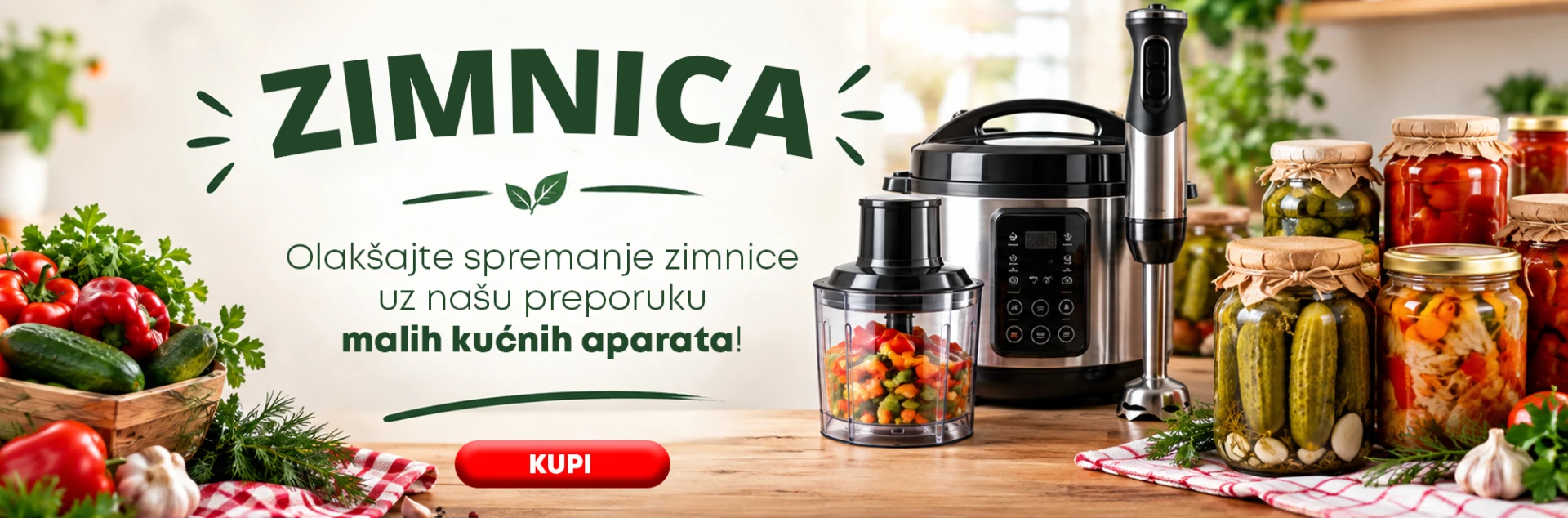 Lakša zimnica uz male kuhinjske aparate