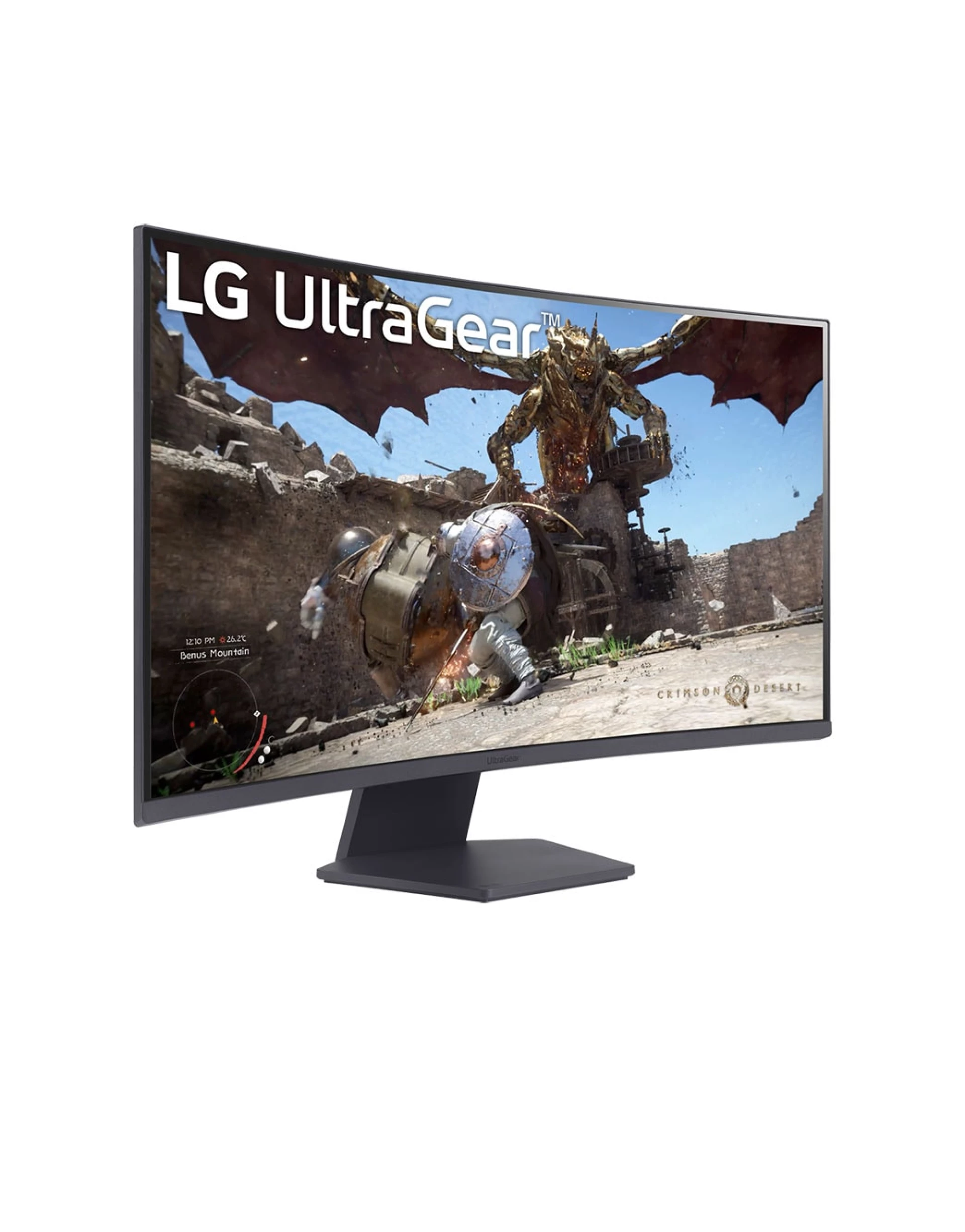 LG Gaming zakrivljeni monitor UltraGear 32GS60QC-B 32" VA