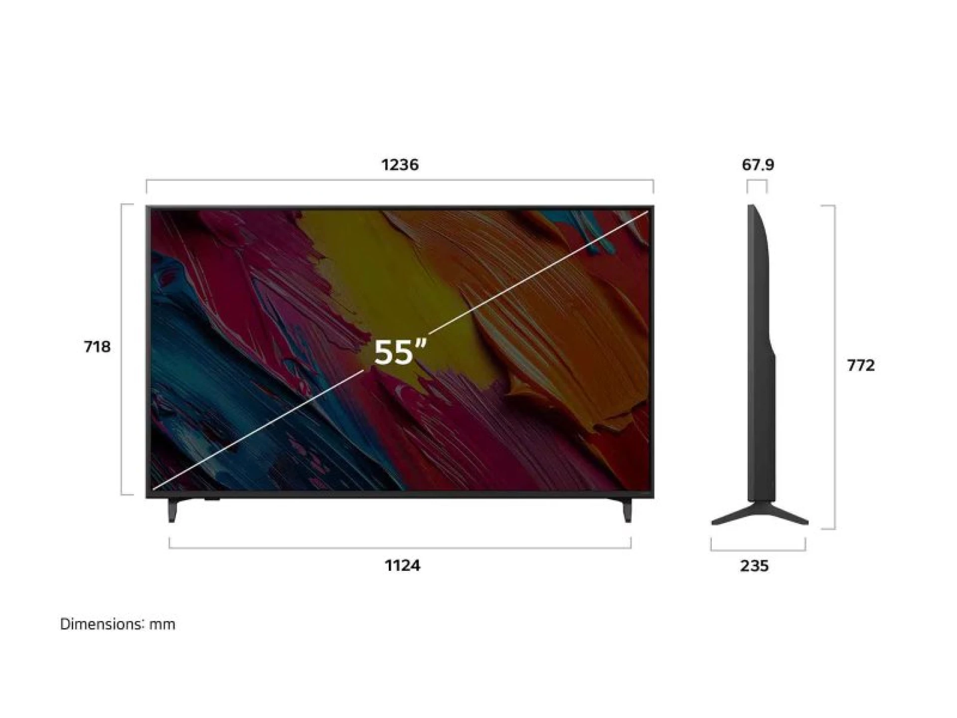 LG 55QNED70A6A Smart TV 55" 4K Ultra HD QNED