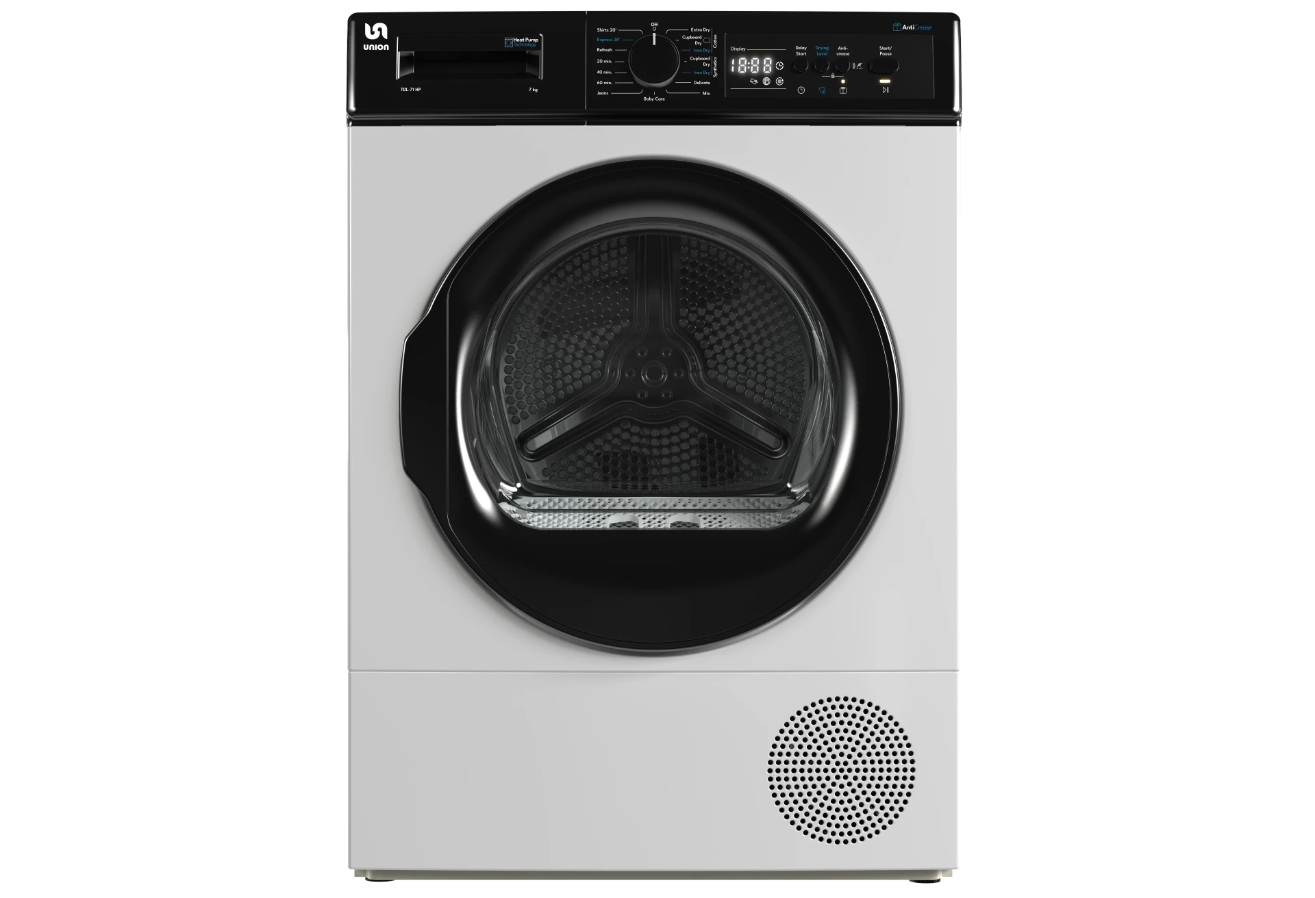 Union TDL-71HP mašina za sušenje veša sa toplotnom pumpom 7kg