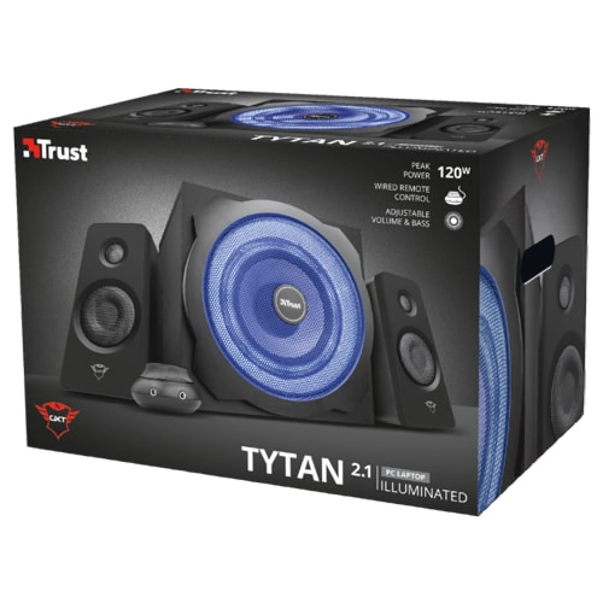 Trust GXT 628 TYTAN 2.1 ILUMINATED SPEAKER SET (20562)