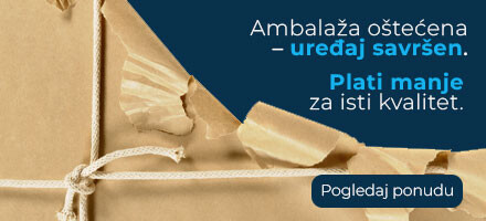 Oštećena ambalaža-uređaj savršen.