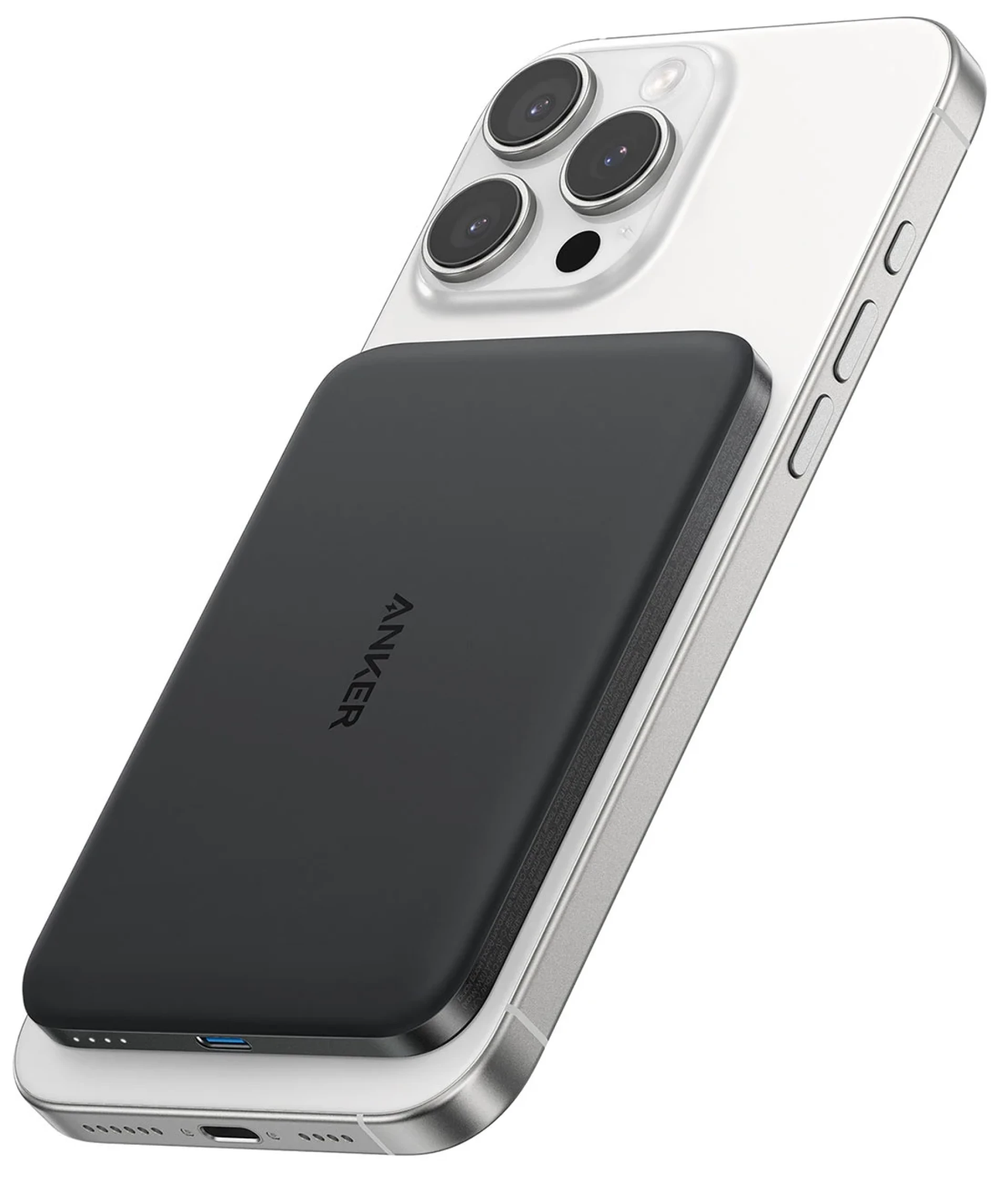 Anker Power Bank Nano 5.000 mAh 20W, Slim MagSafe Crna