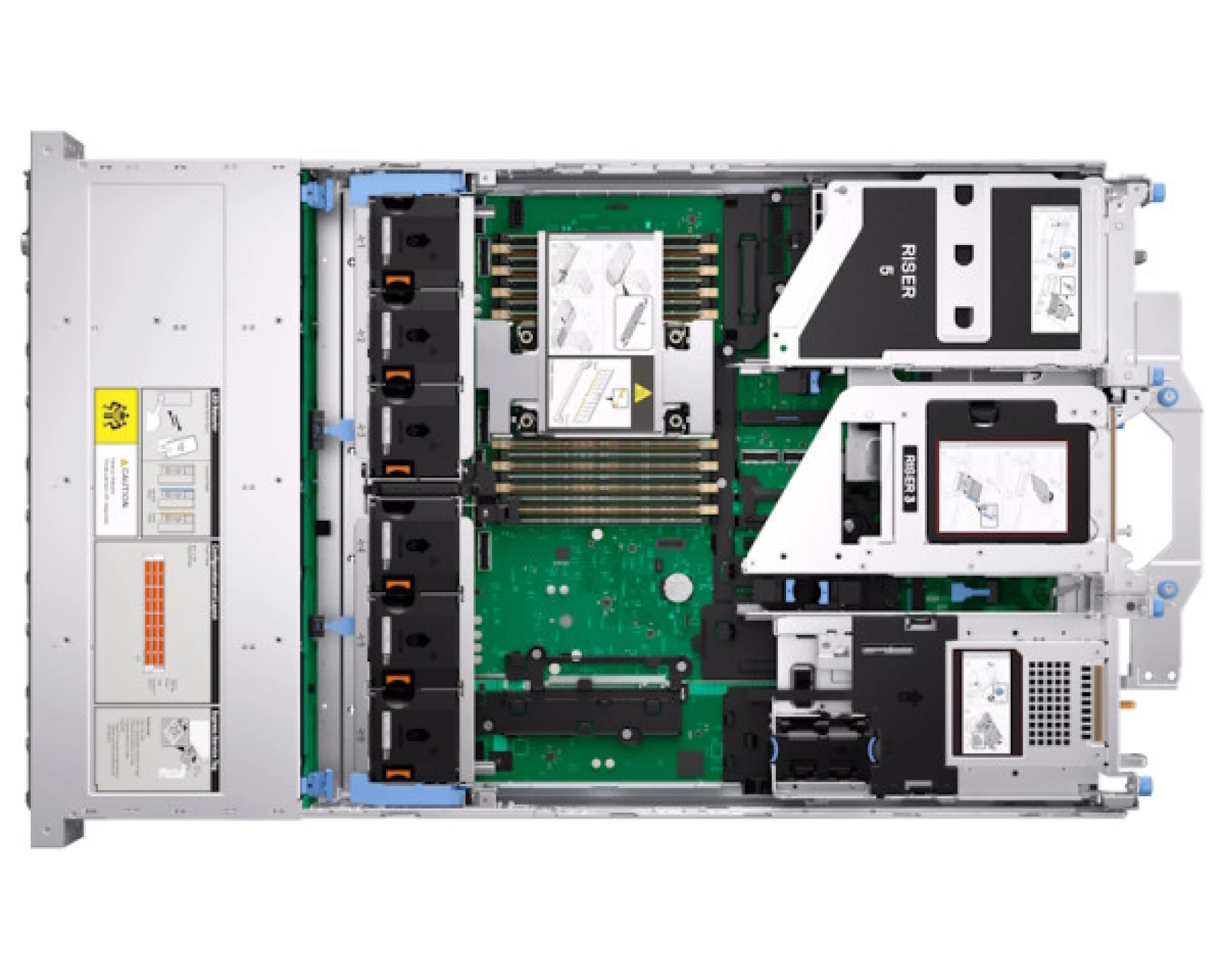 Dell PowerEdge R570 Xeon 6505P 12C 32GB 600GB SAS H965i 1100W 1+1 rack server sa šinama