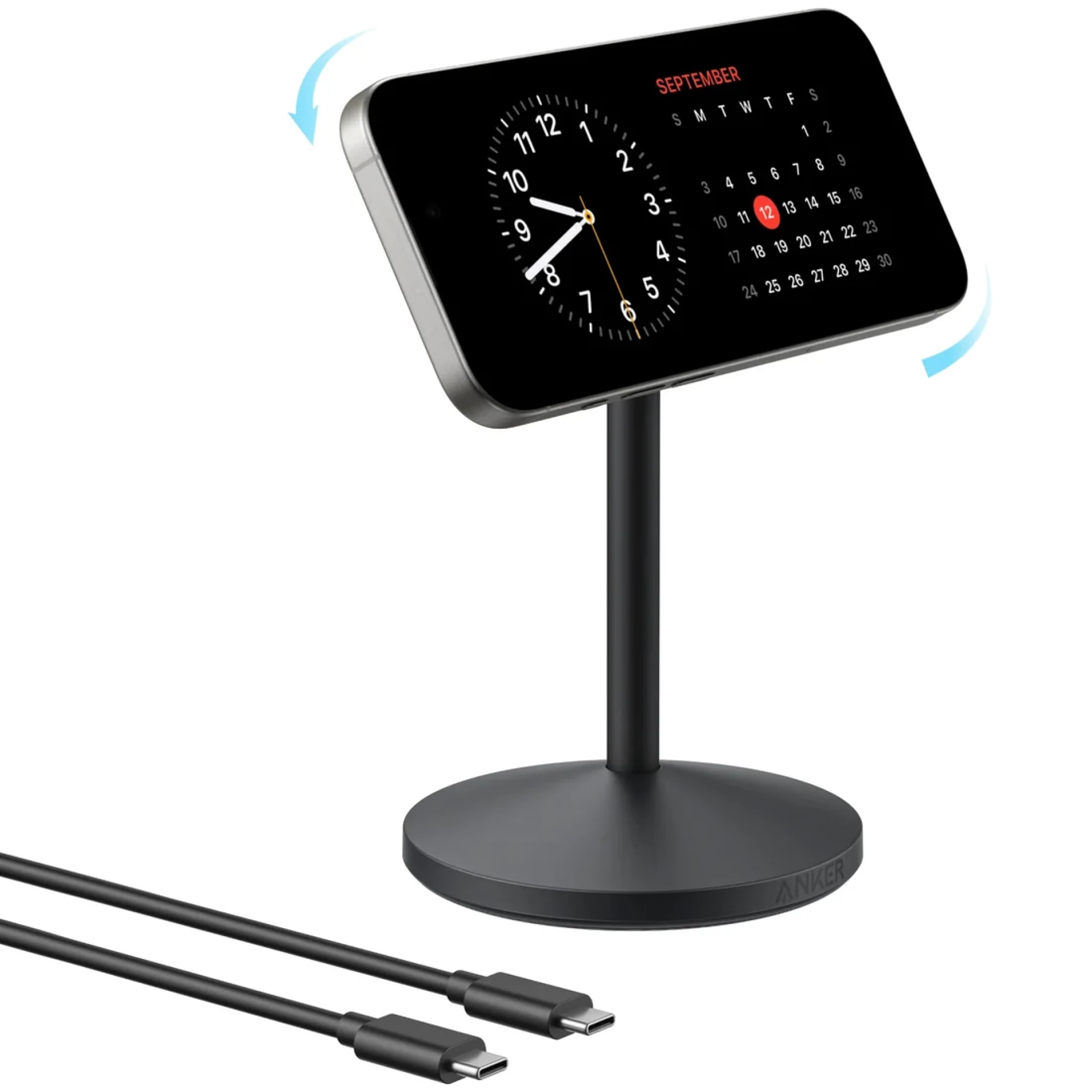 Anker Bežični punjač MagGo 15W Stoni Crna Set