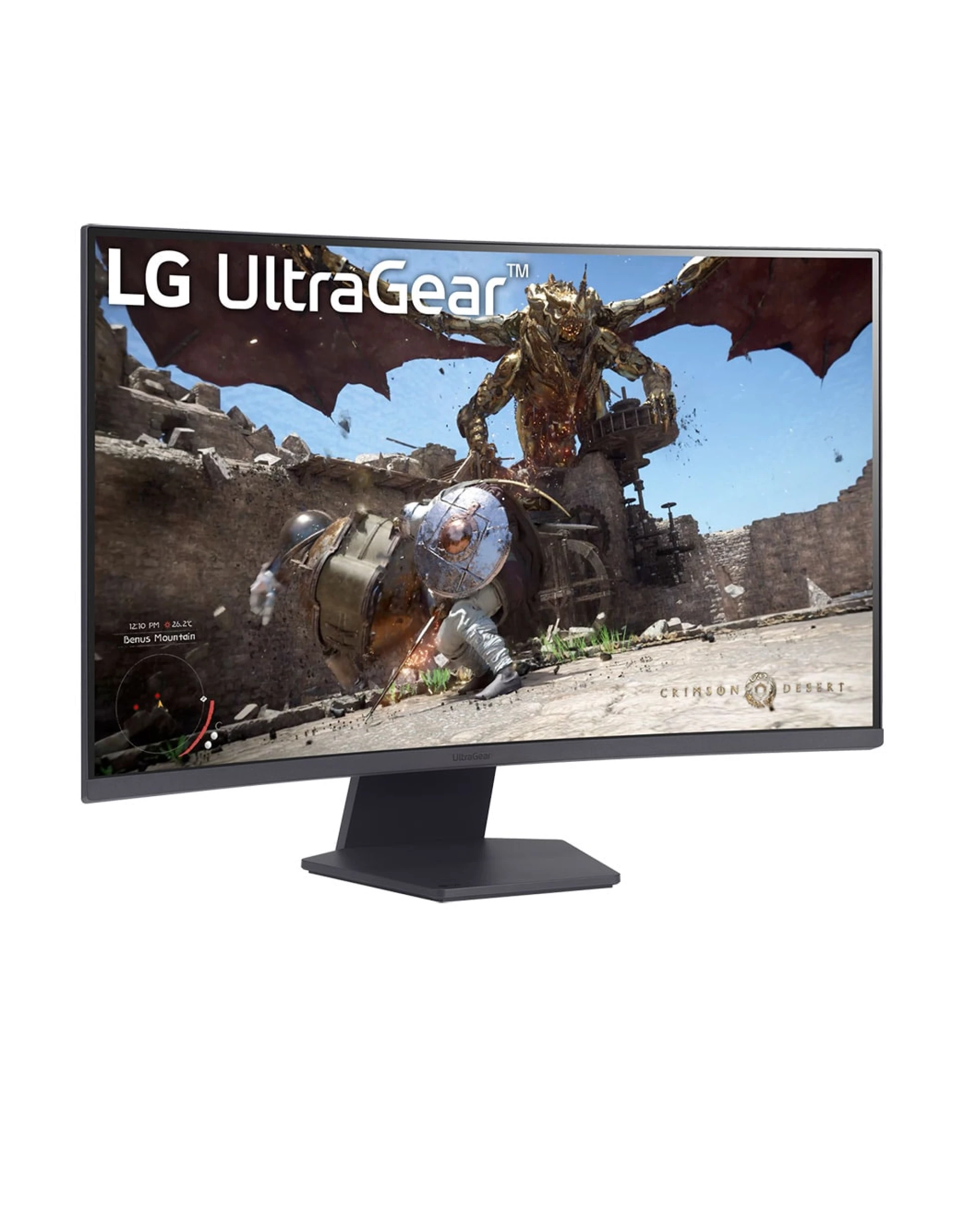 LG Gaming zakrivljeni monitor UltraGear 32GS60QC-B 32" VA