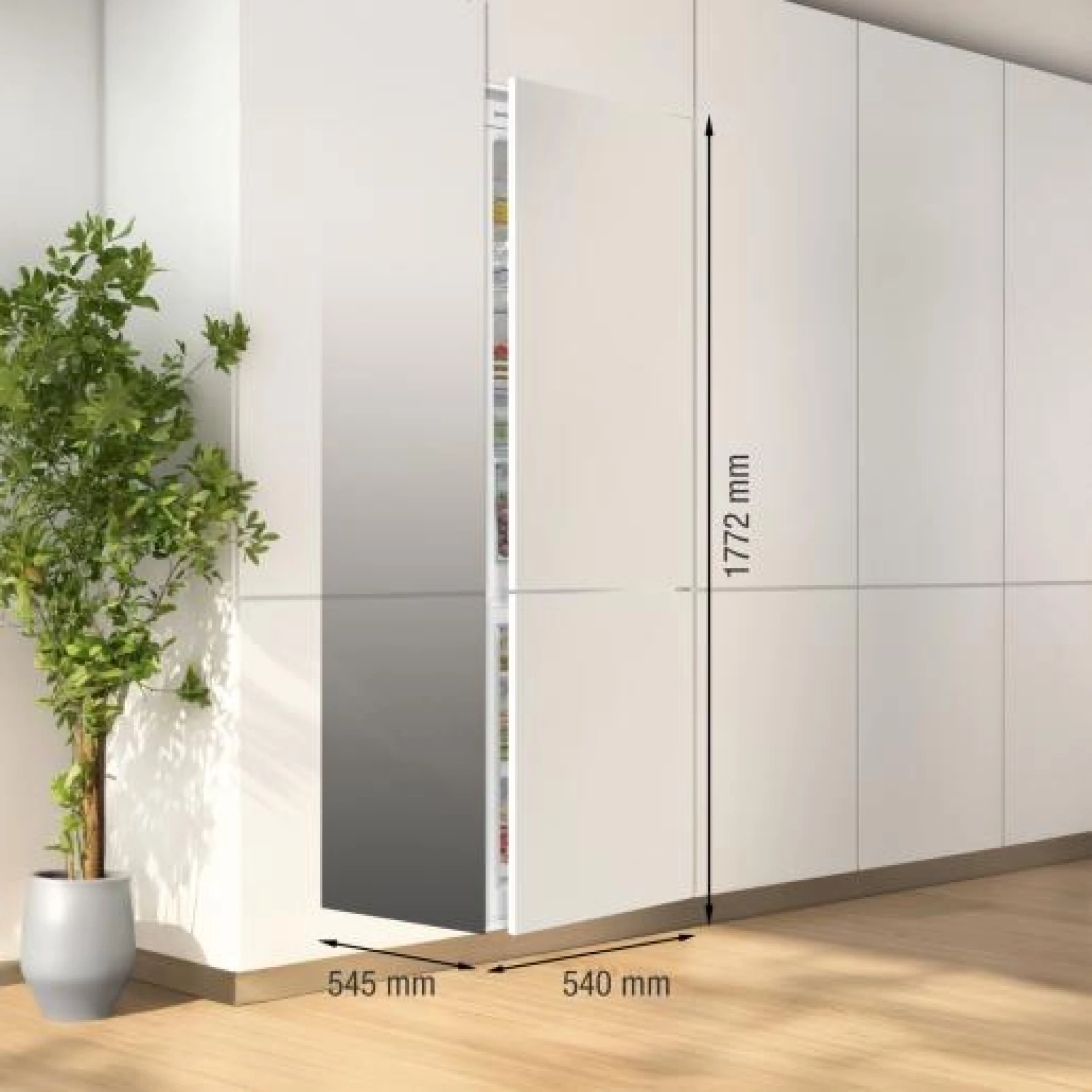 Gorenje Ugradni kombinovani frižider NRKI517E62WF