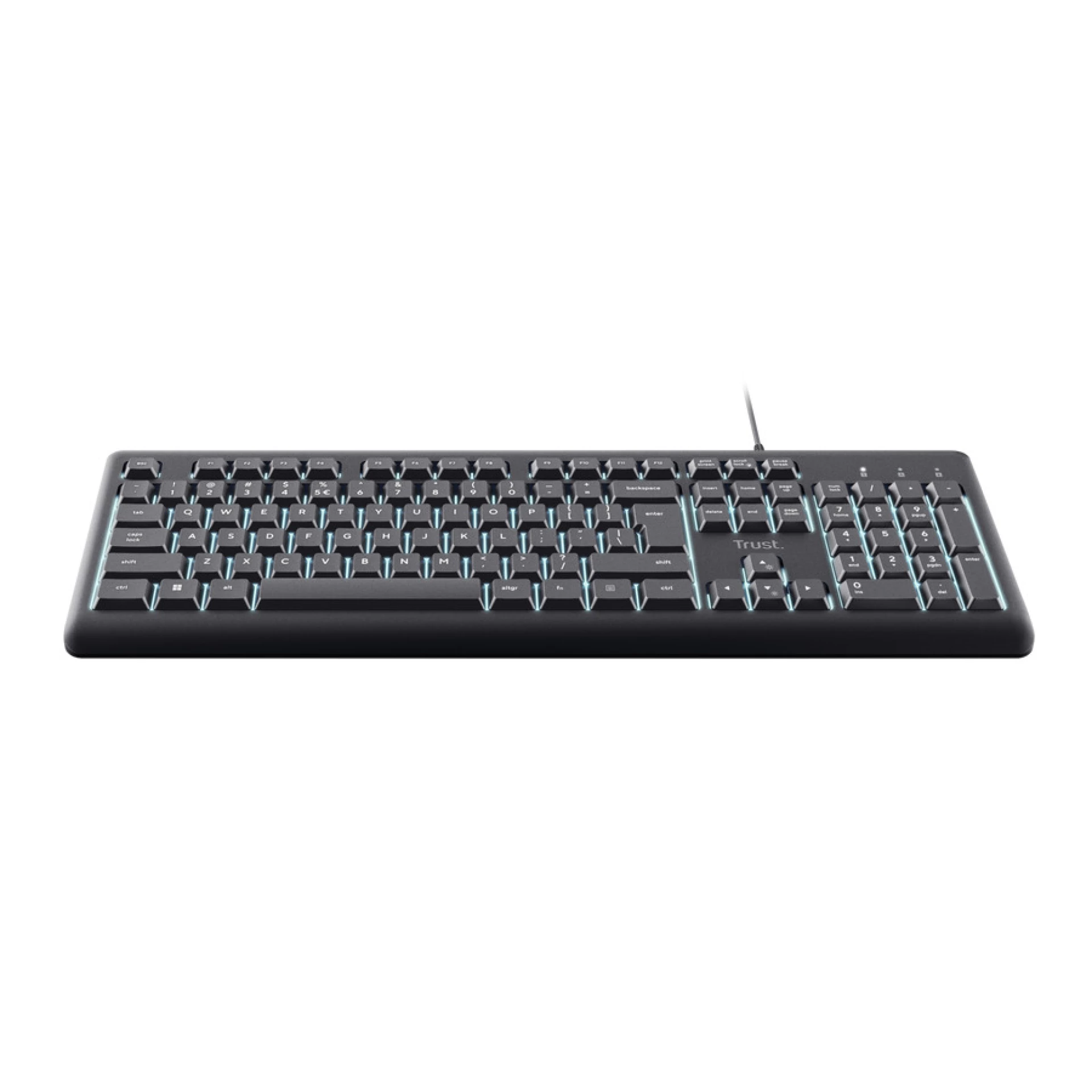 Trust Primo Illuminated tastatura crna