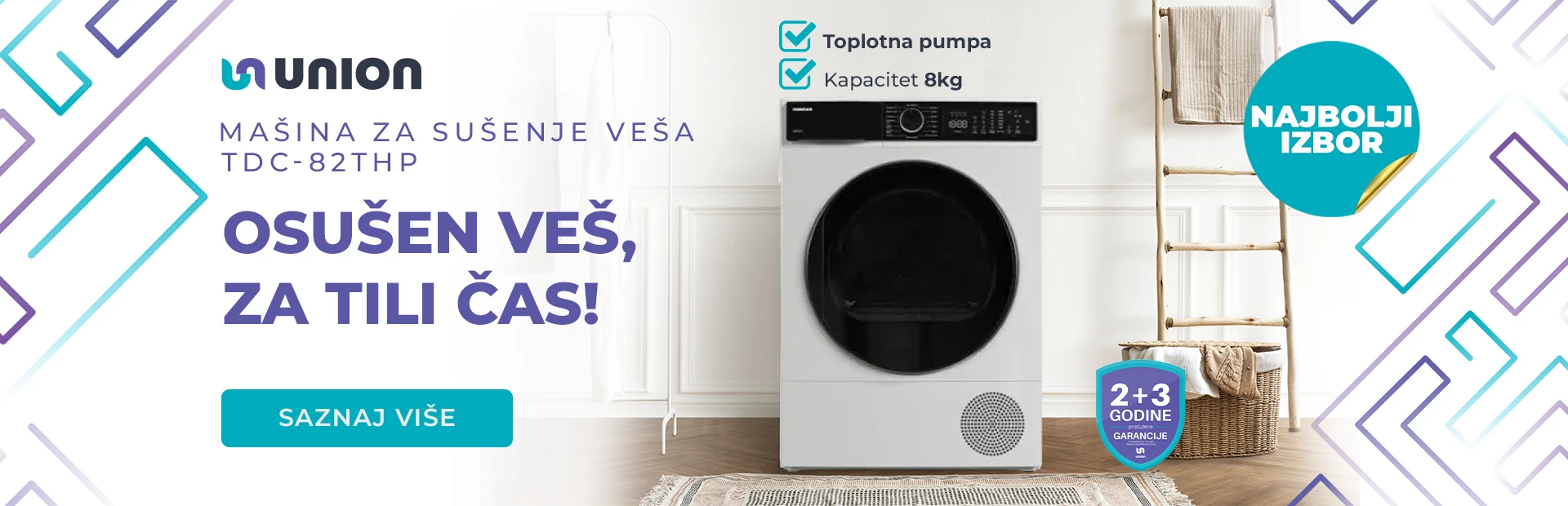 Union mašina za sušenje veša