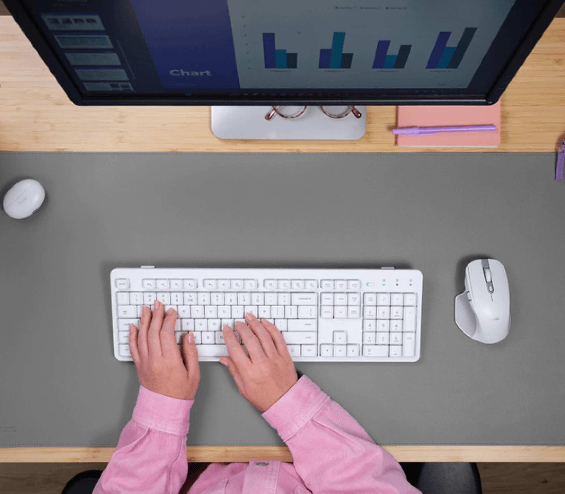 Trust Benya XXL siva podloga za miš