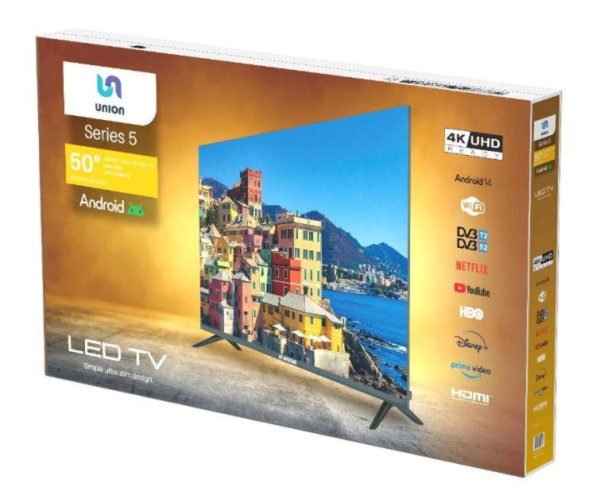 Union U50.50HU02.UHD Smart TV 50" 4K Ultra HD