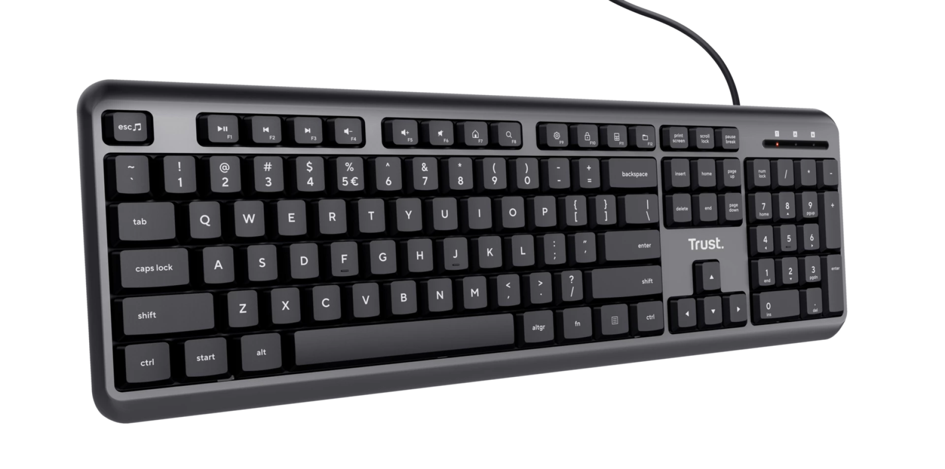 Trust Ody žična tastatura US