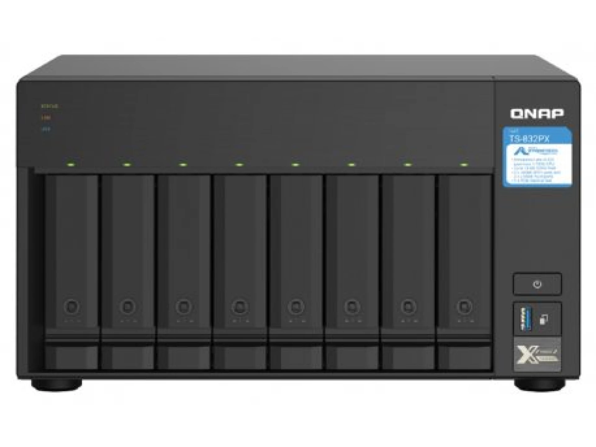 QNAP TS-832PX-4G NAS uređaj