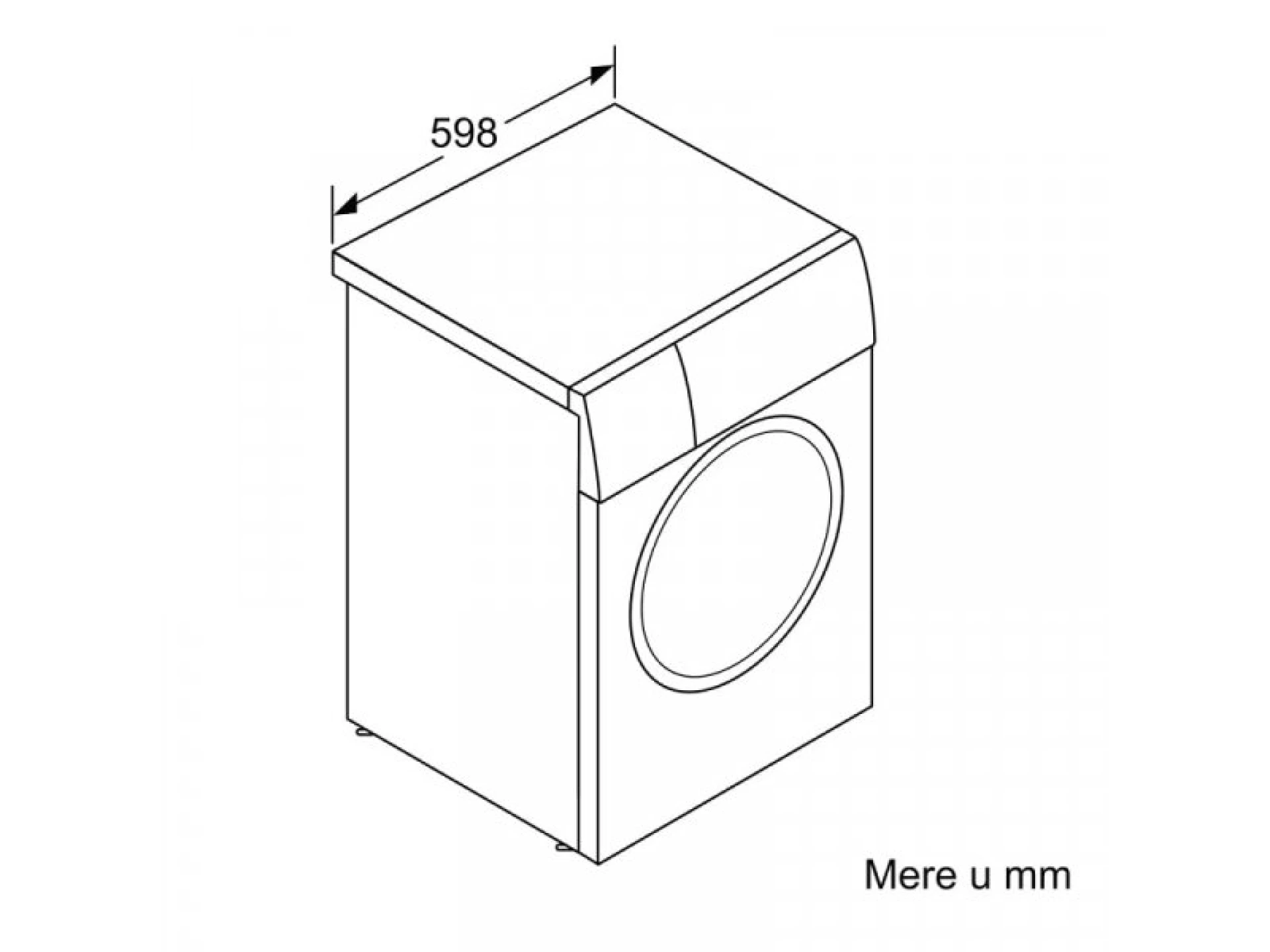 Bosch WAN28060BY Mašina za pranje veša 8kg