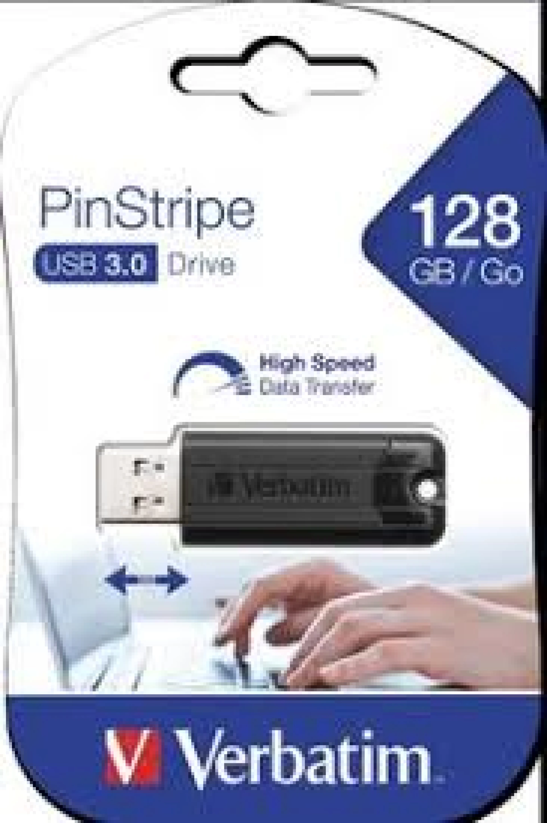 Verbatim PinStripe 3.0 USB flash memorija 128GB