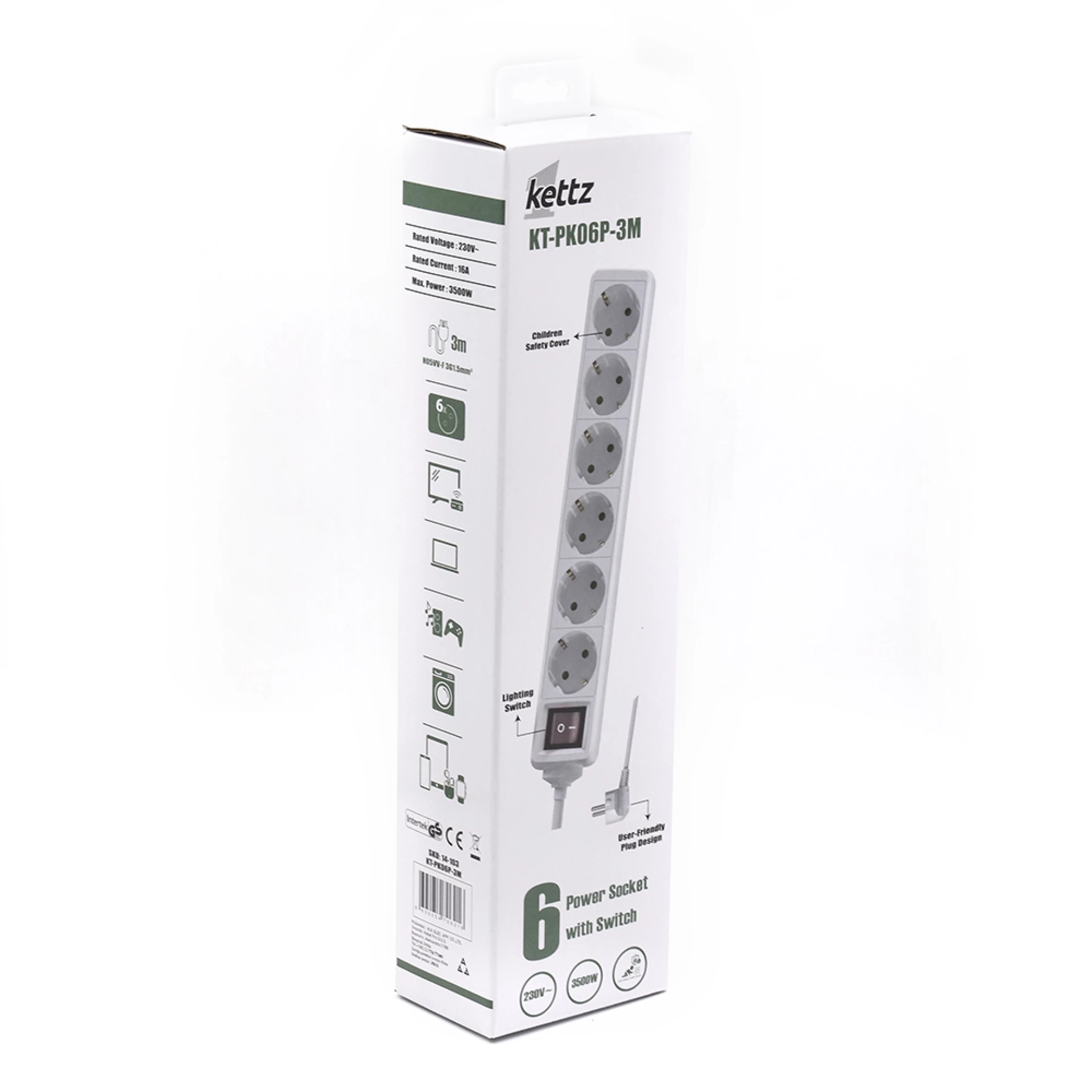 Kettz Produžni kabl KT-PK06P