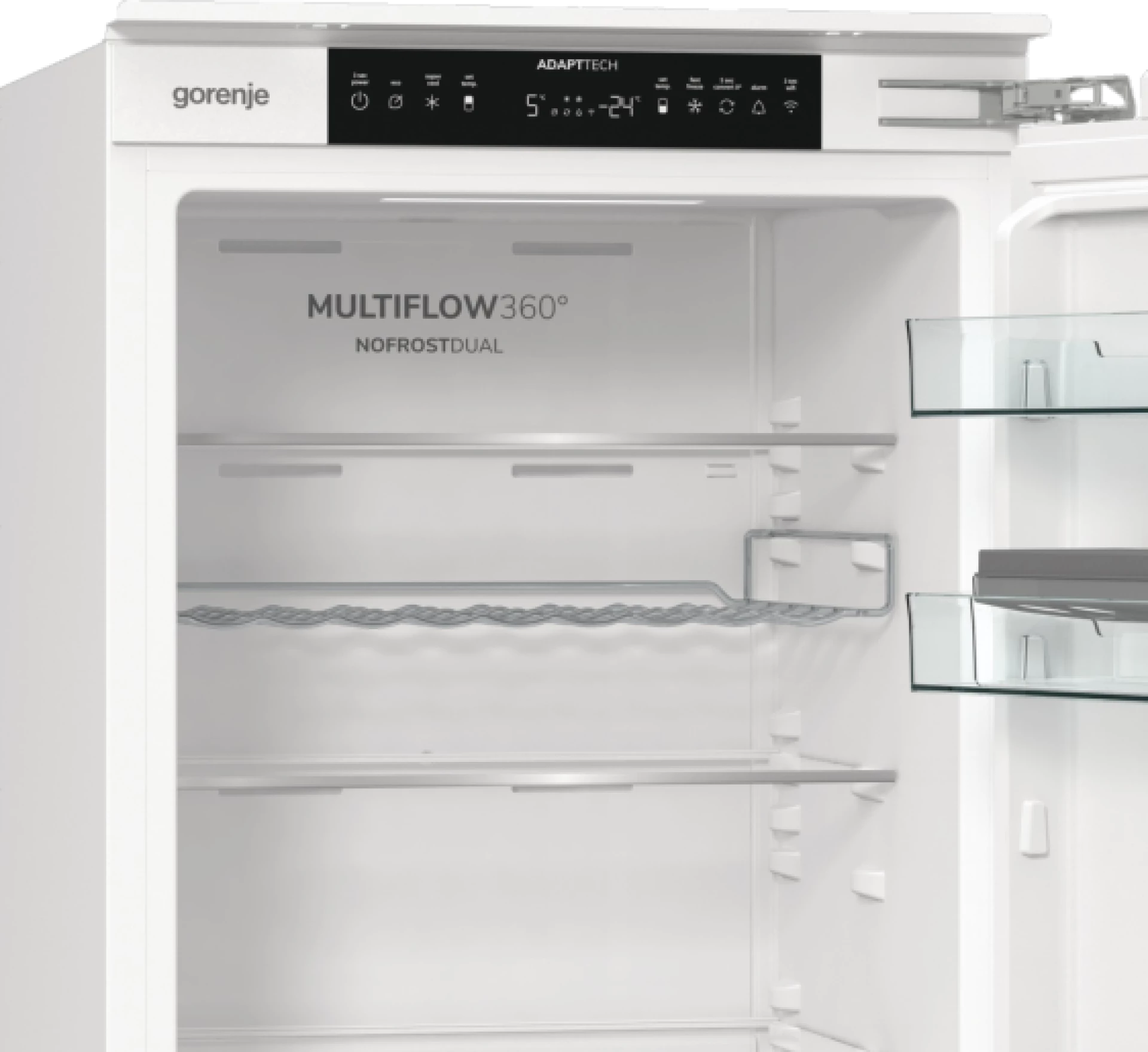 Gorenje Ugradni kombinovani frižider NRKI517E62WF