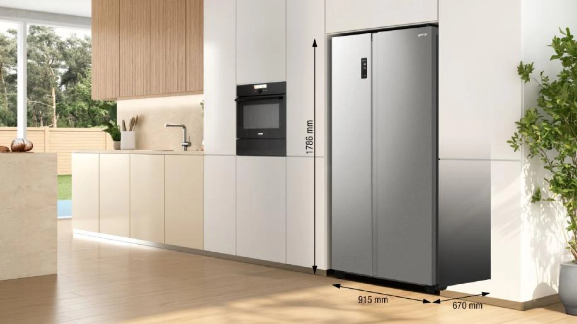 Gorenje Side by side frižider NRR9185EAXL