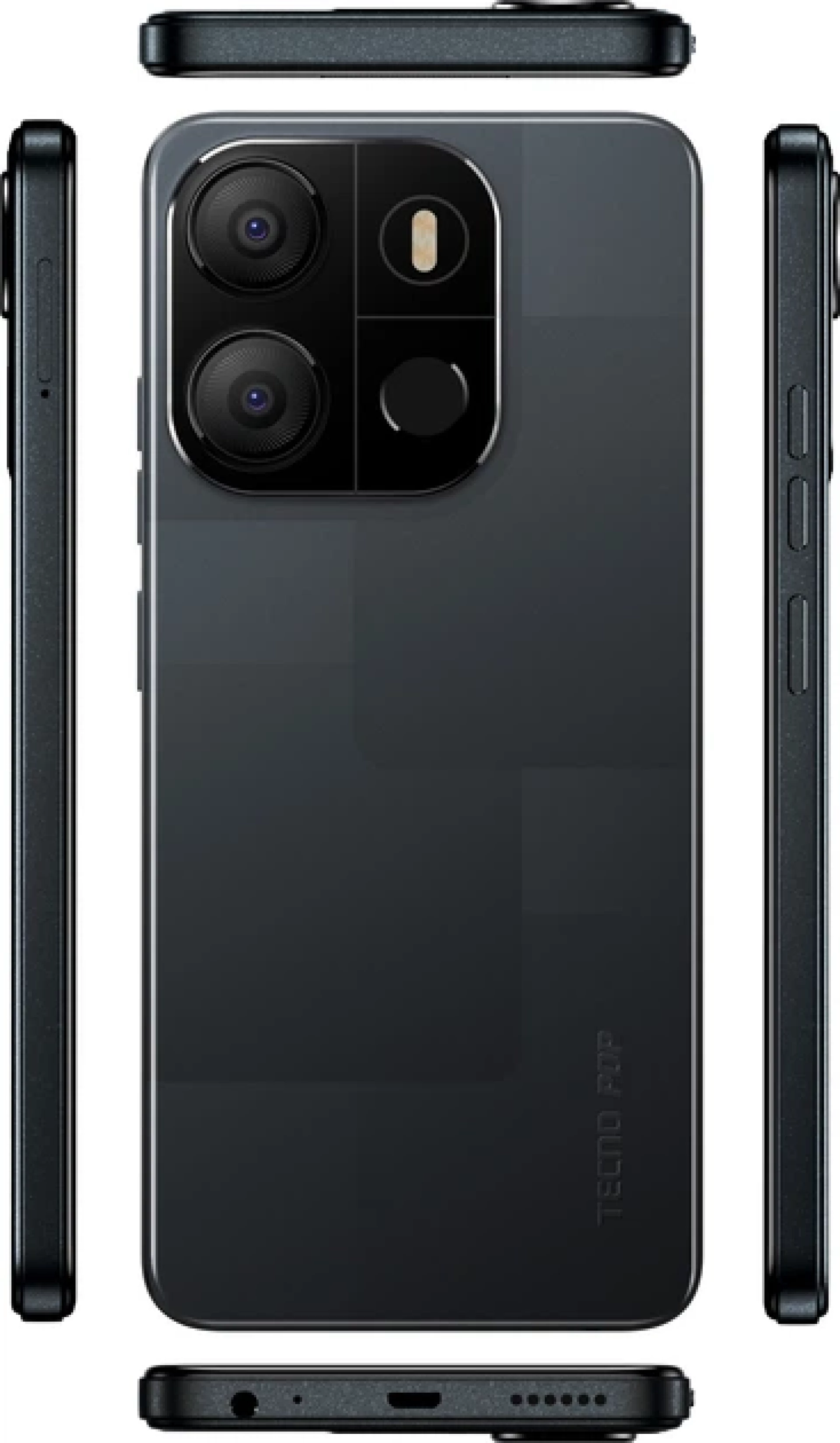 Tecno POP 7 2/64GB crni mobilni 6.6" Unisoc SC9863A1 2GB 64GB 8Mpx+0.08 Mpx Dual SIM
