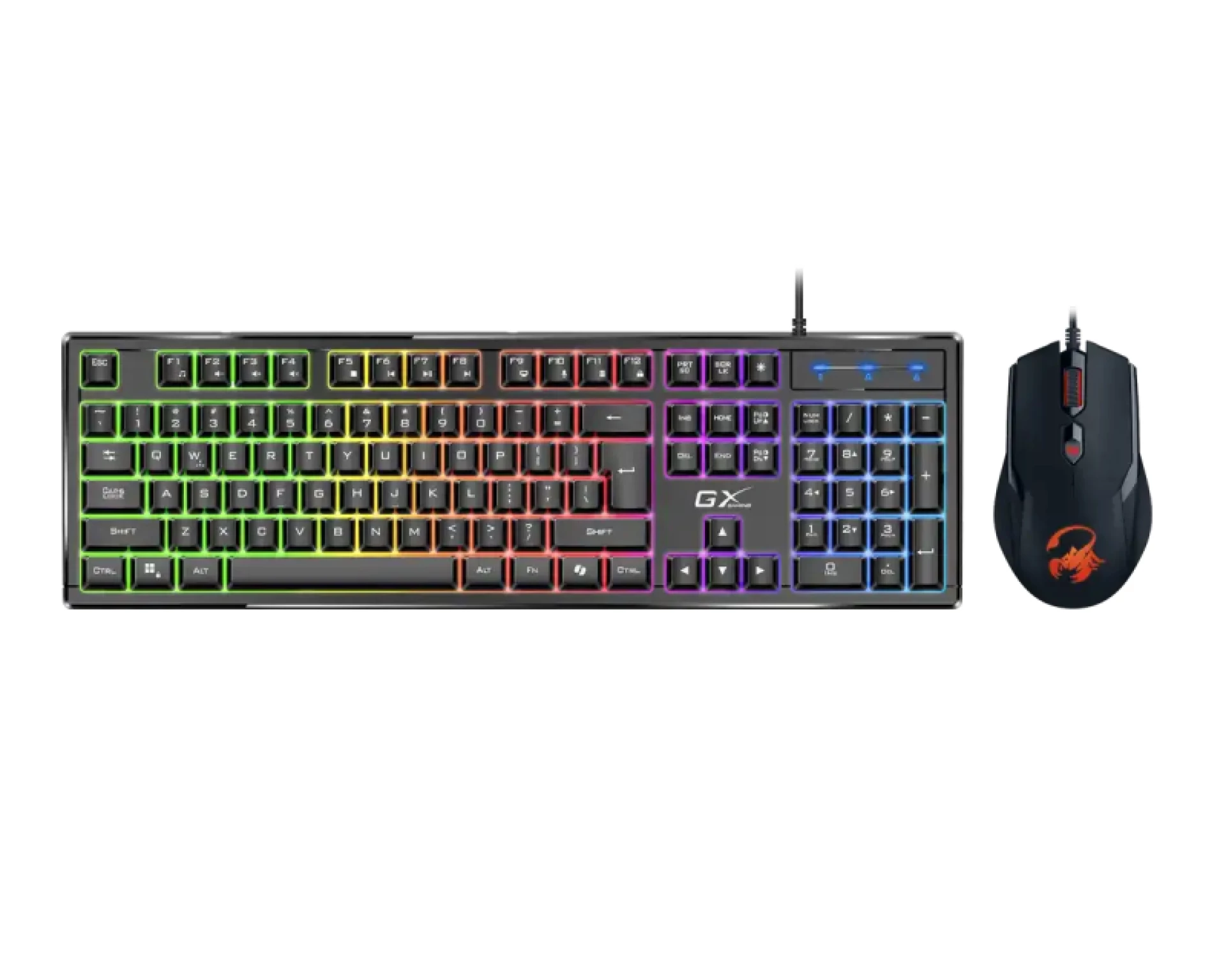 Genius Scorpion KM-GX6 RGB 2u1 gejmerska tastatura YU