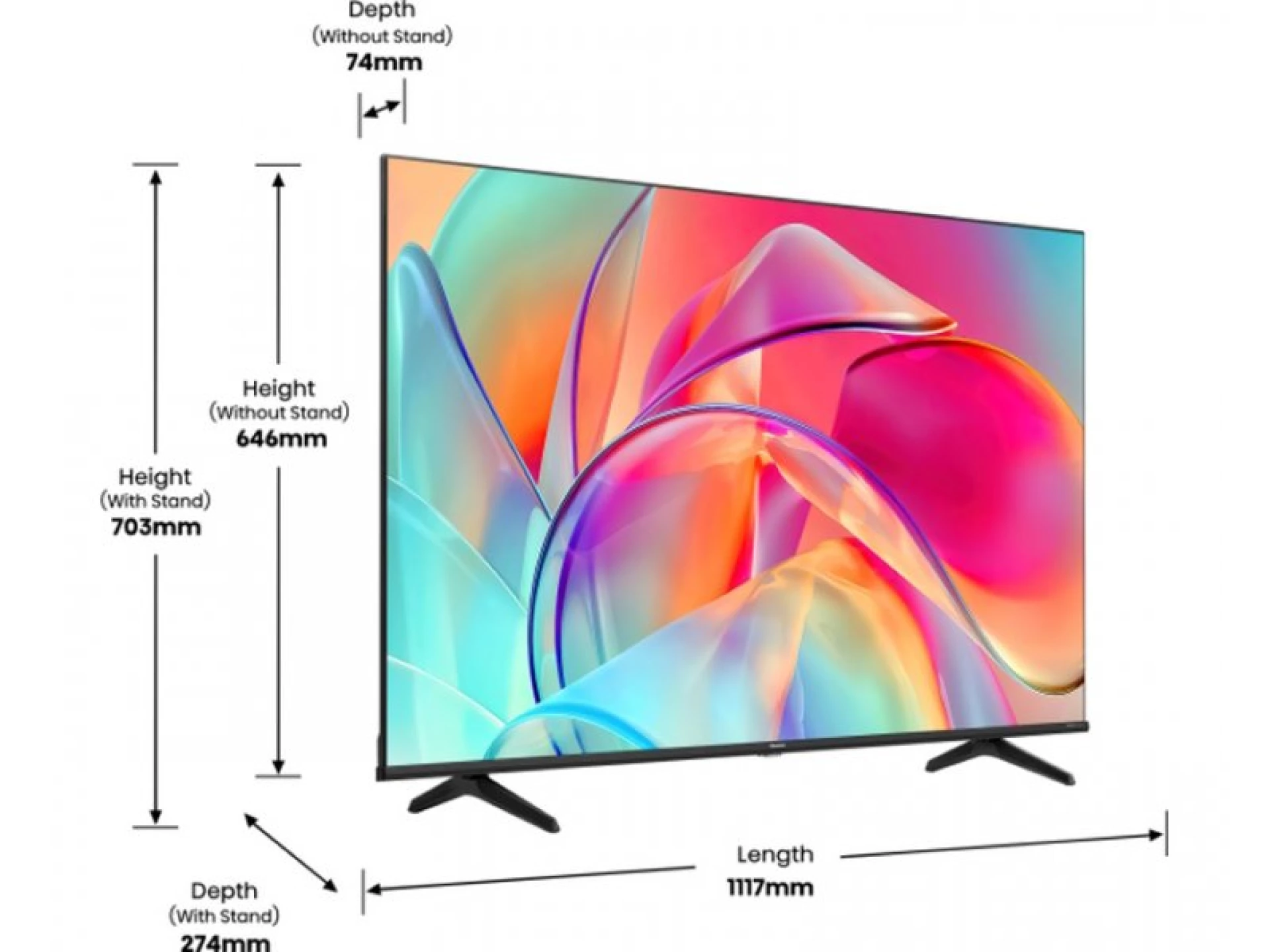 Hisense 50E7KQ Smart TV 50" 4K Ultra HD QLED