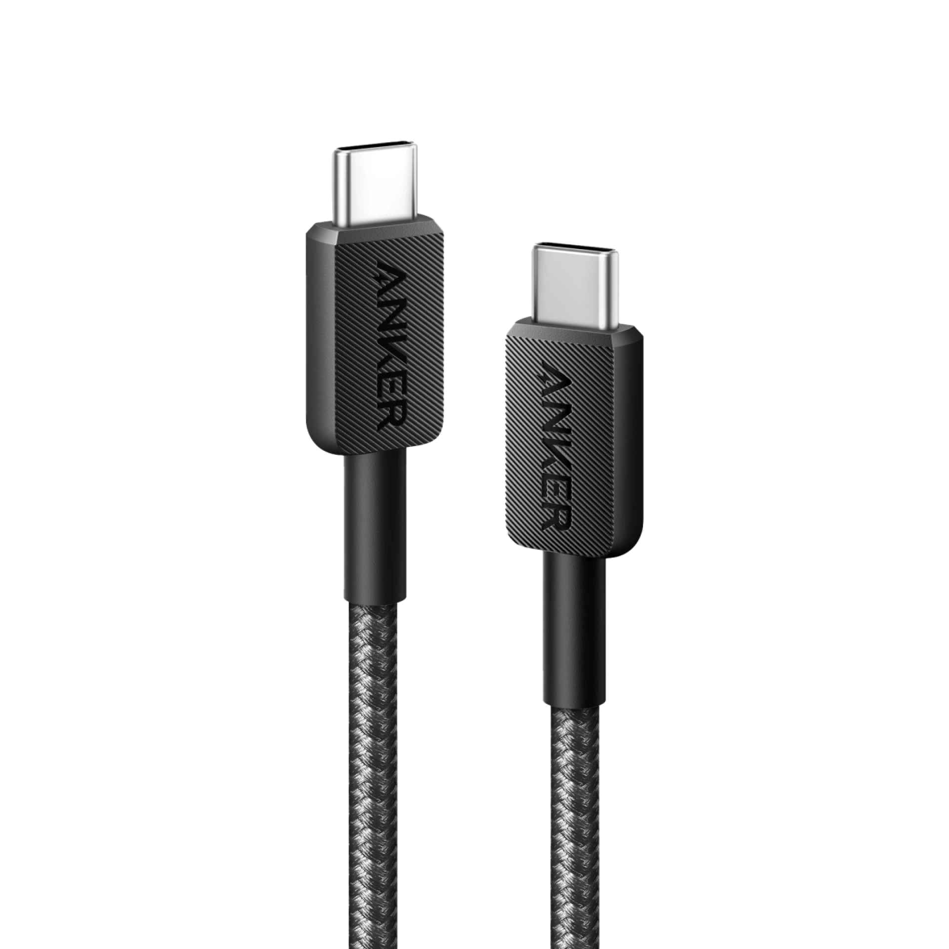 Anker Kabl 322 USB-C na USB-C 60W 480Mbp 0.9m Braided Crna