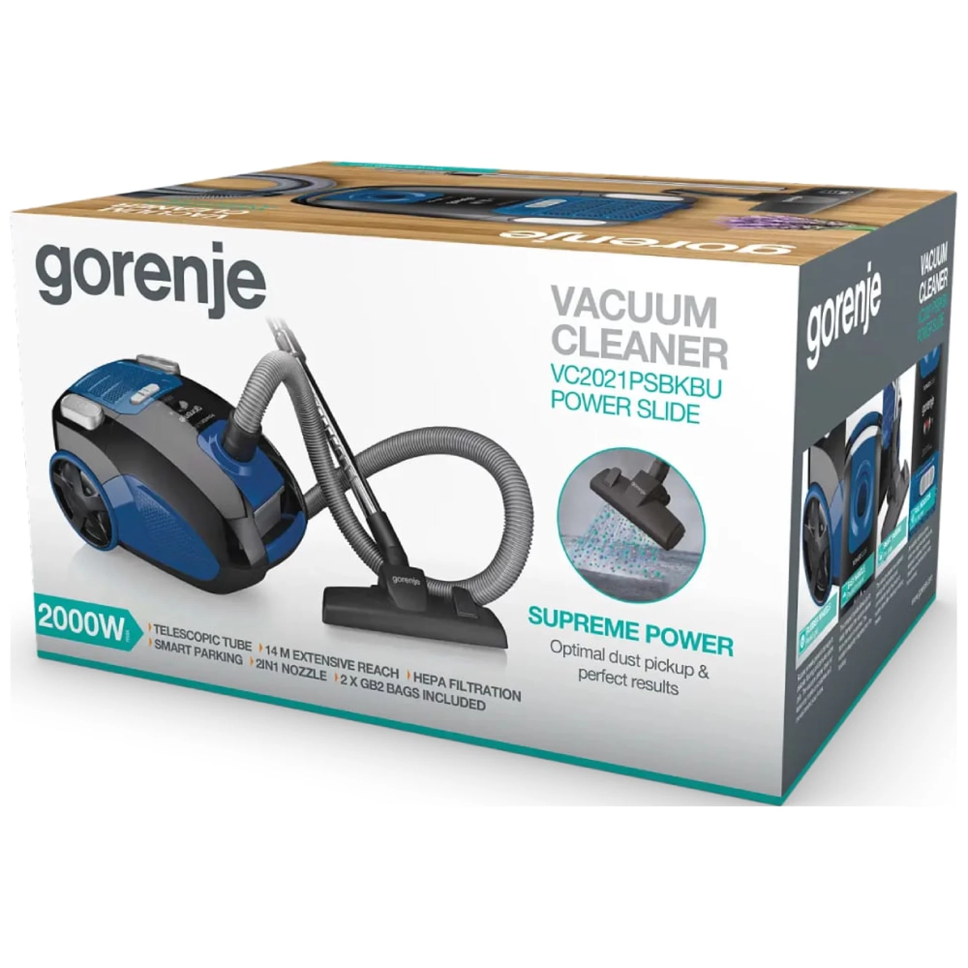 Gorenje Usisivač VC2021PSBKBU