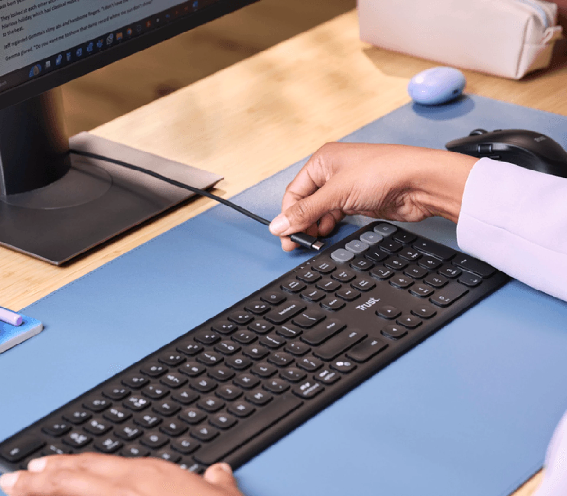 Trust Vaiya bežična tastatura  US