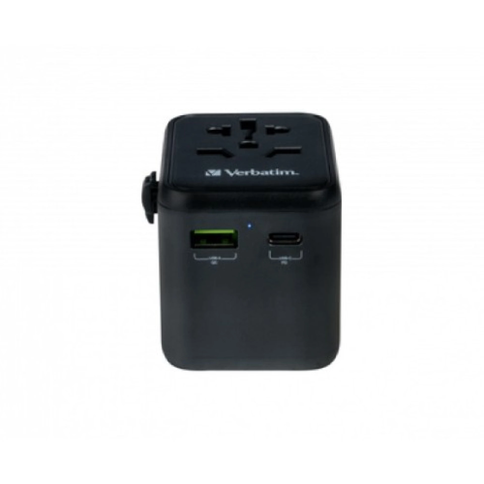Verbatim UTA-02 Putni adapter US/UK/AUS/EU/USB-C(muški)/USB-A (ženski)
