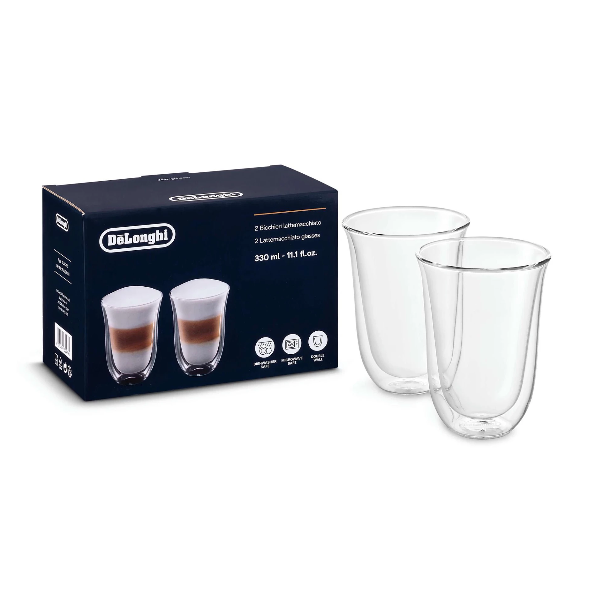 DeLonghi Šoljice za Latte Macchiato DLSC312
