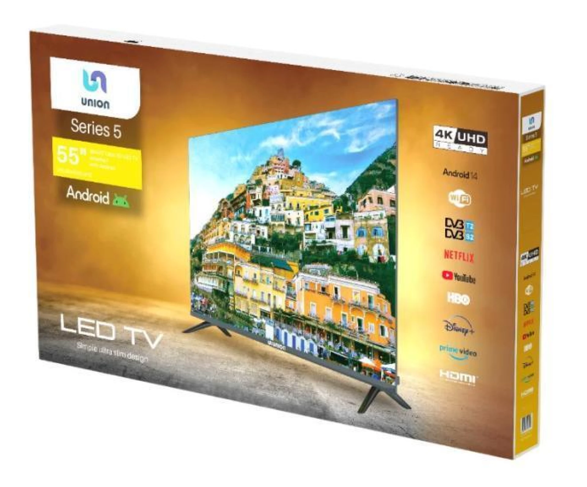 Union U50.55HU02.UHD Smart TV 55" 4K Ultra HD