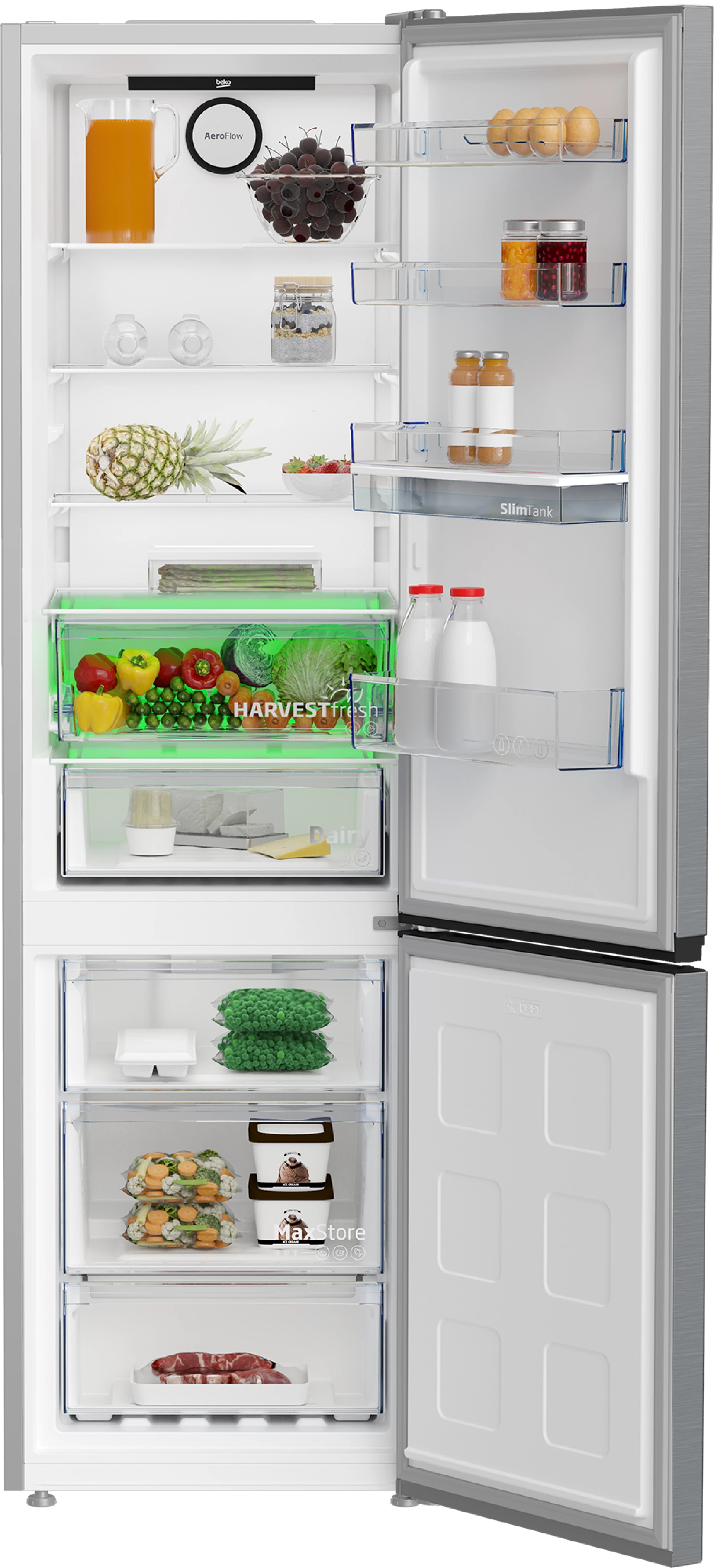 Beko Kombinovani frižider B3RCNA404HDXB1 