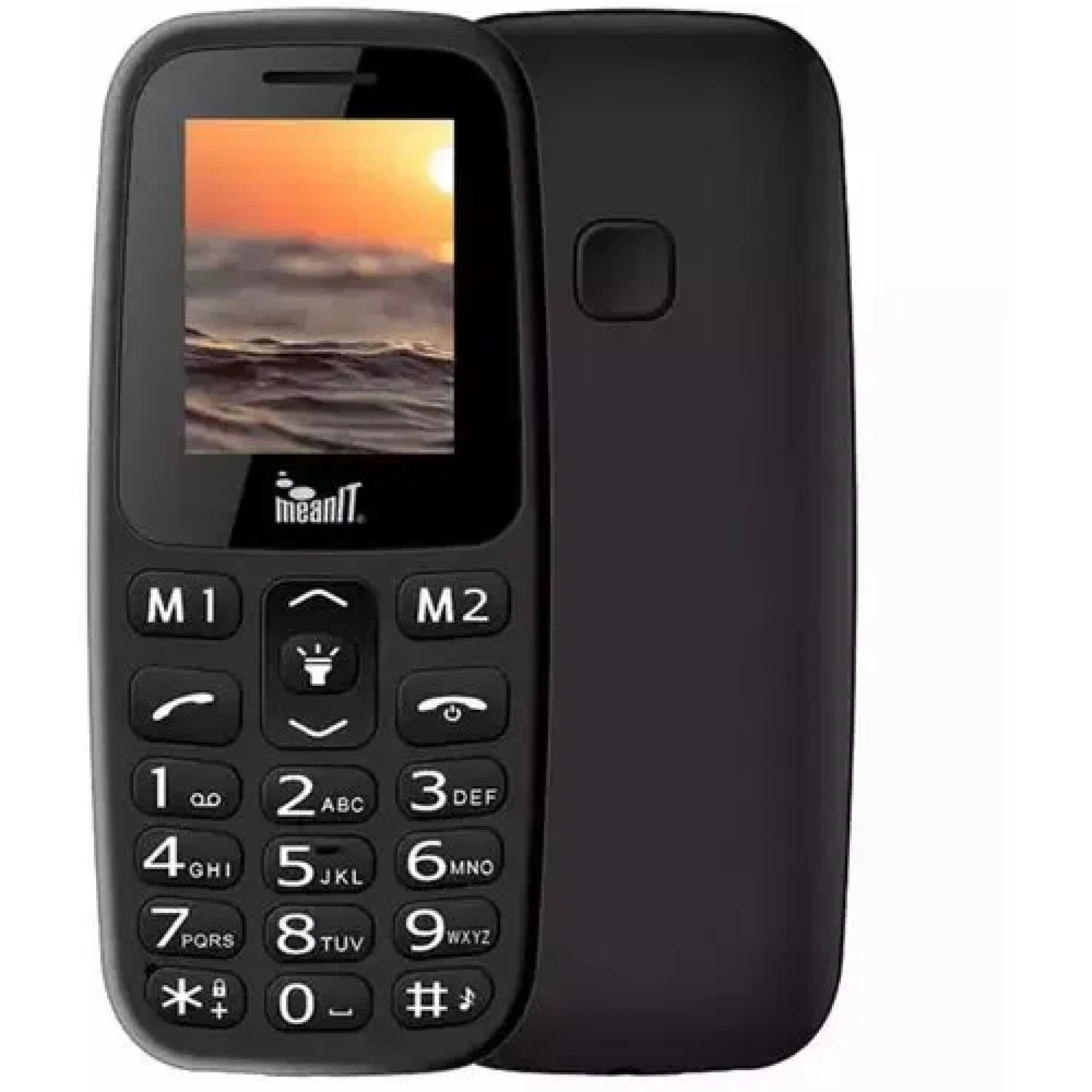 Meanit Senior 15 crni mobilni 2.4" DualSIm