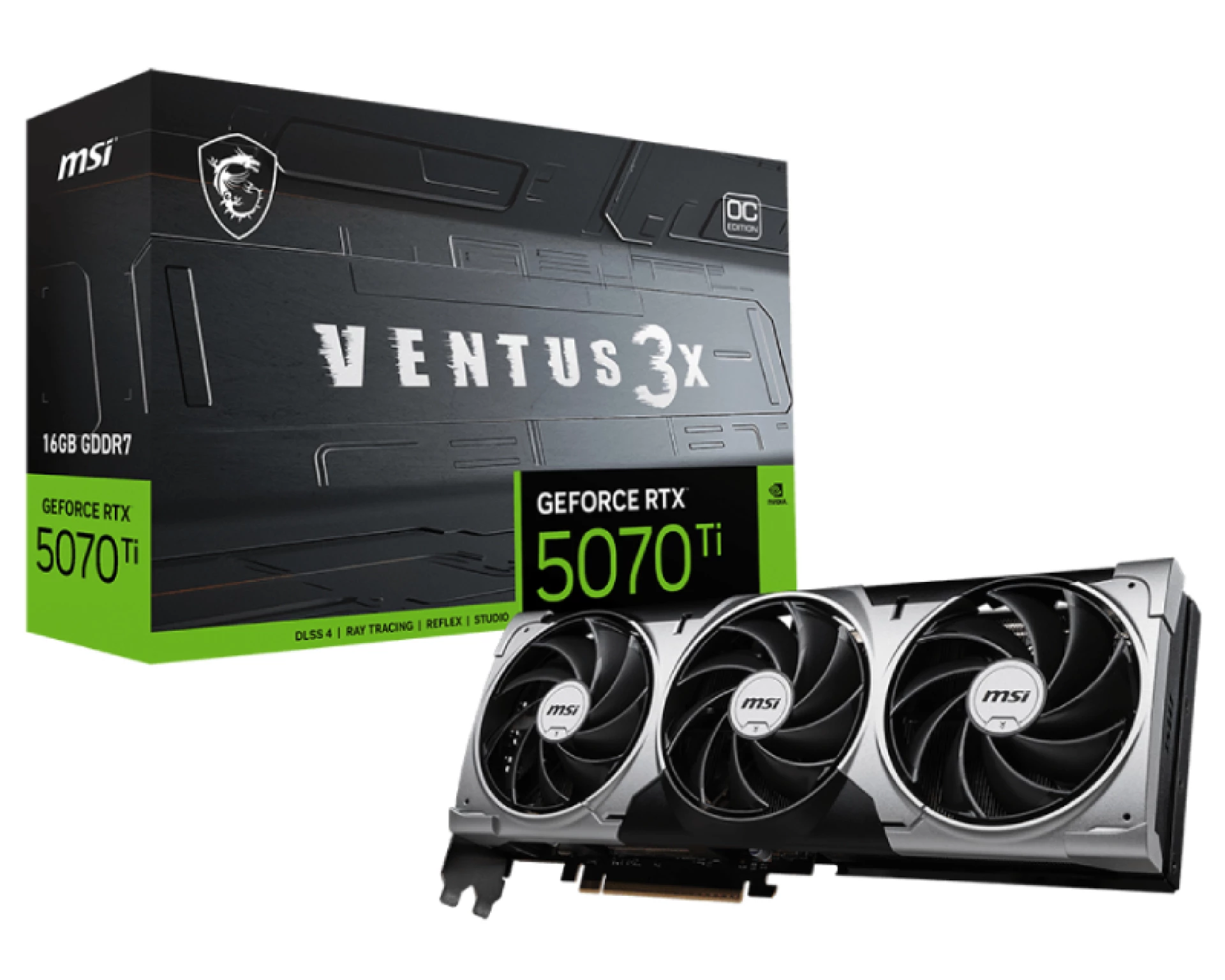 MSI GeForce RTX 5070 Ti VENTUS 3X OC Grafička kartica 16GB GDDR7 256bit
