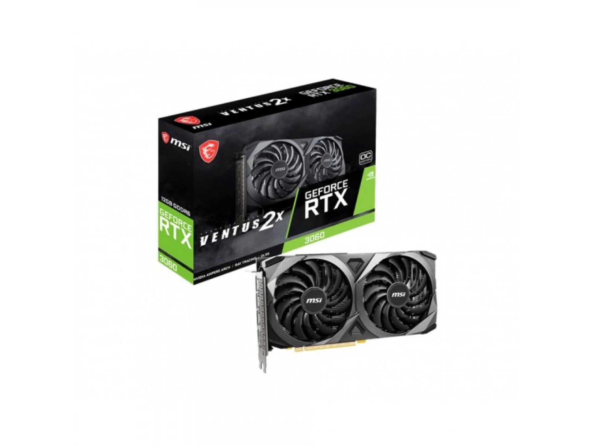 MSI GeForce RTX3060 VENTUS 2X OC grafička kartica 12GB GDDR6 192bit LHR