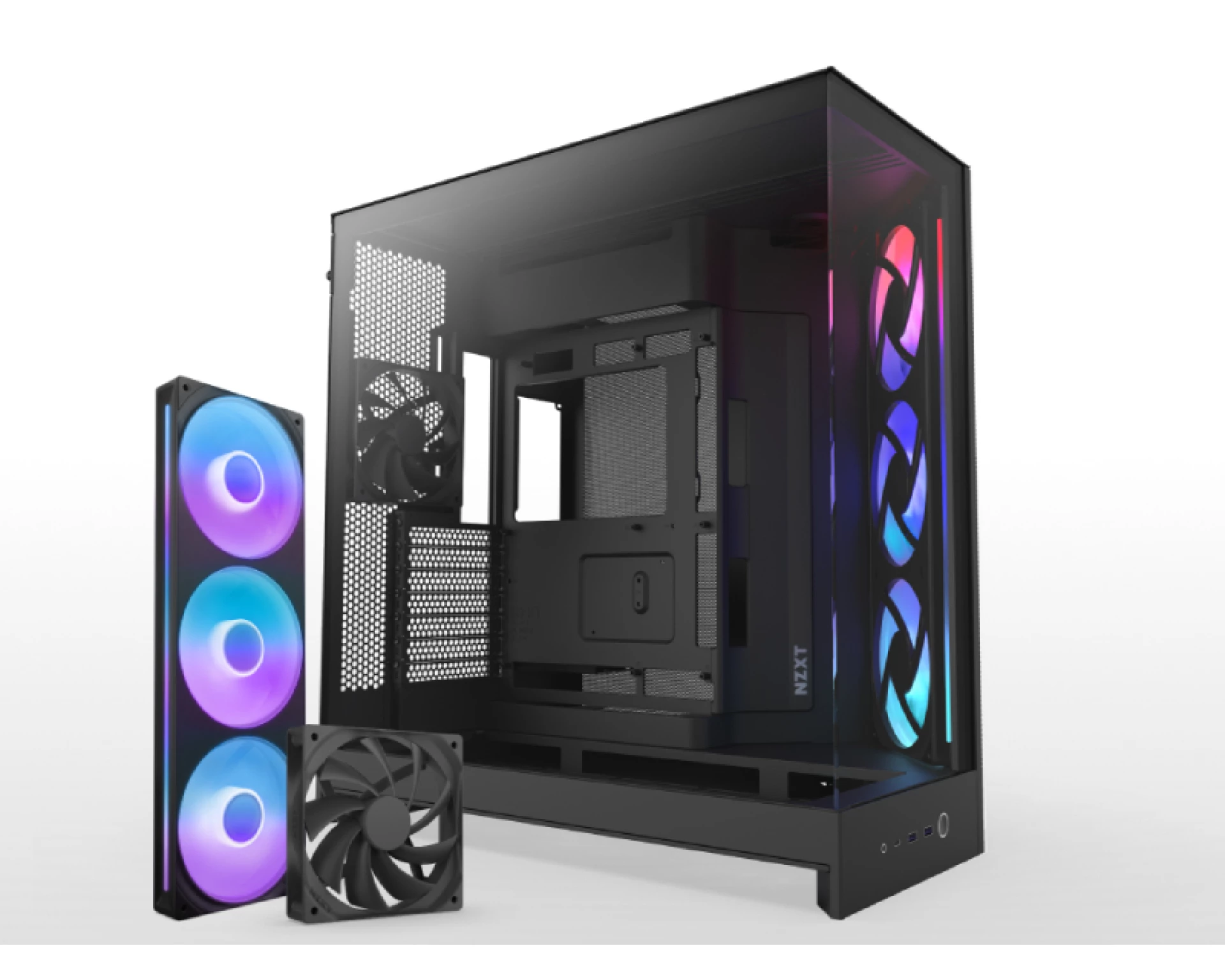 NZXT H9 Flow RGB gejmersko kućište crno
