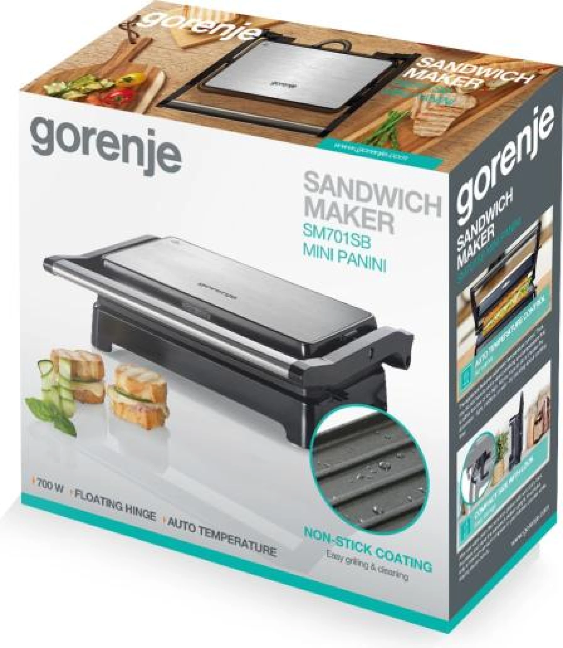 Gorenje Aparat za sendviče SM701SB