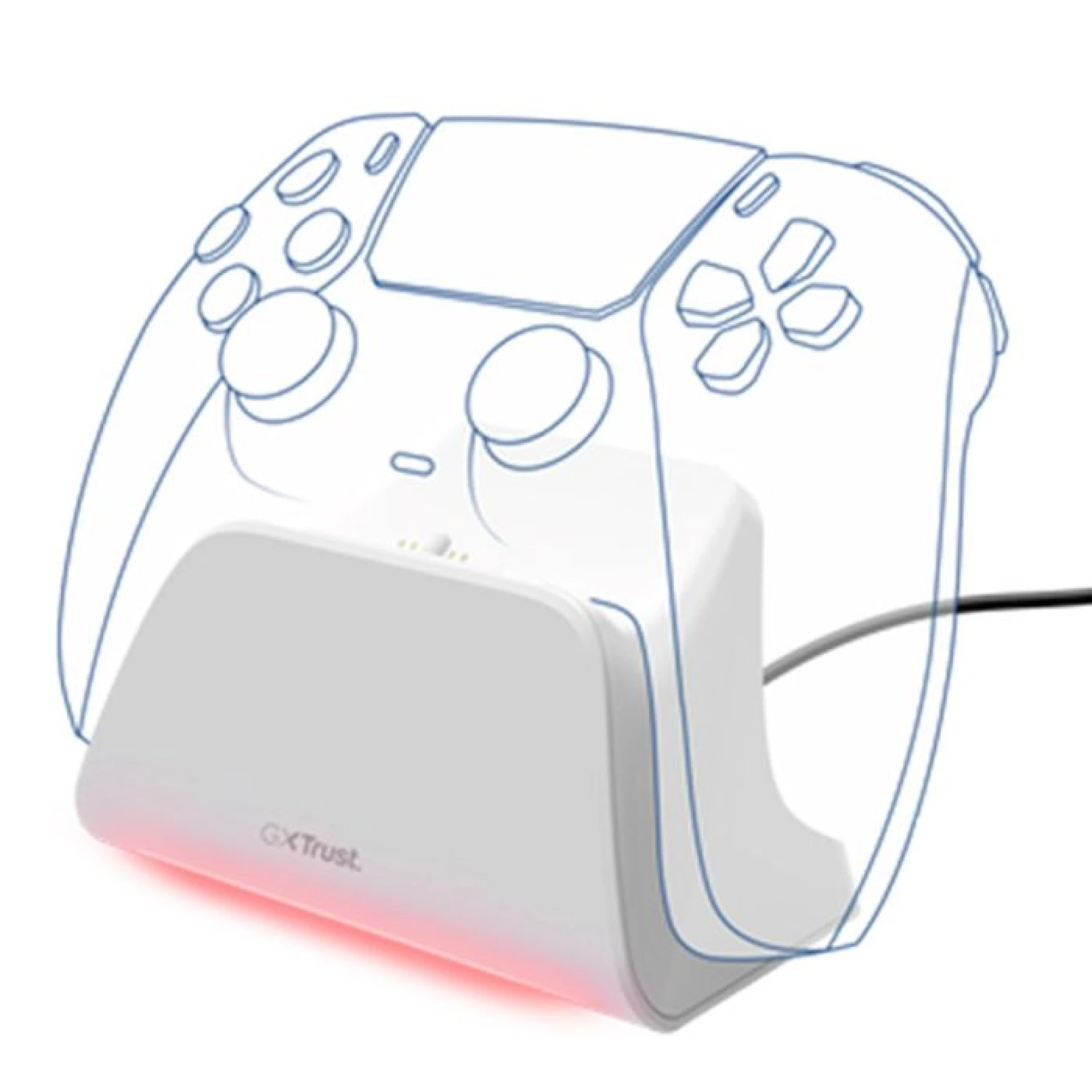 Trust Punjač GXT 255W Quick Charge Stand For PS5 