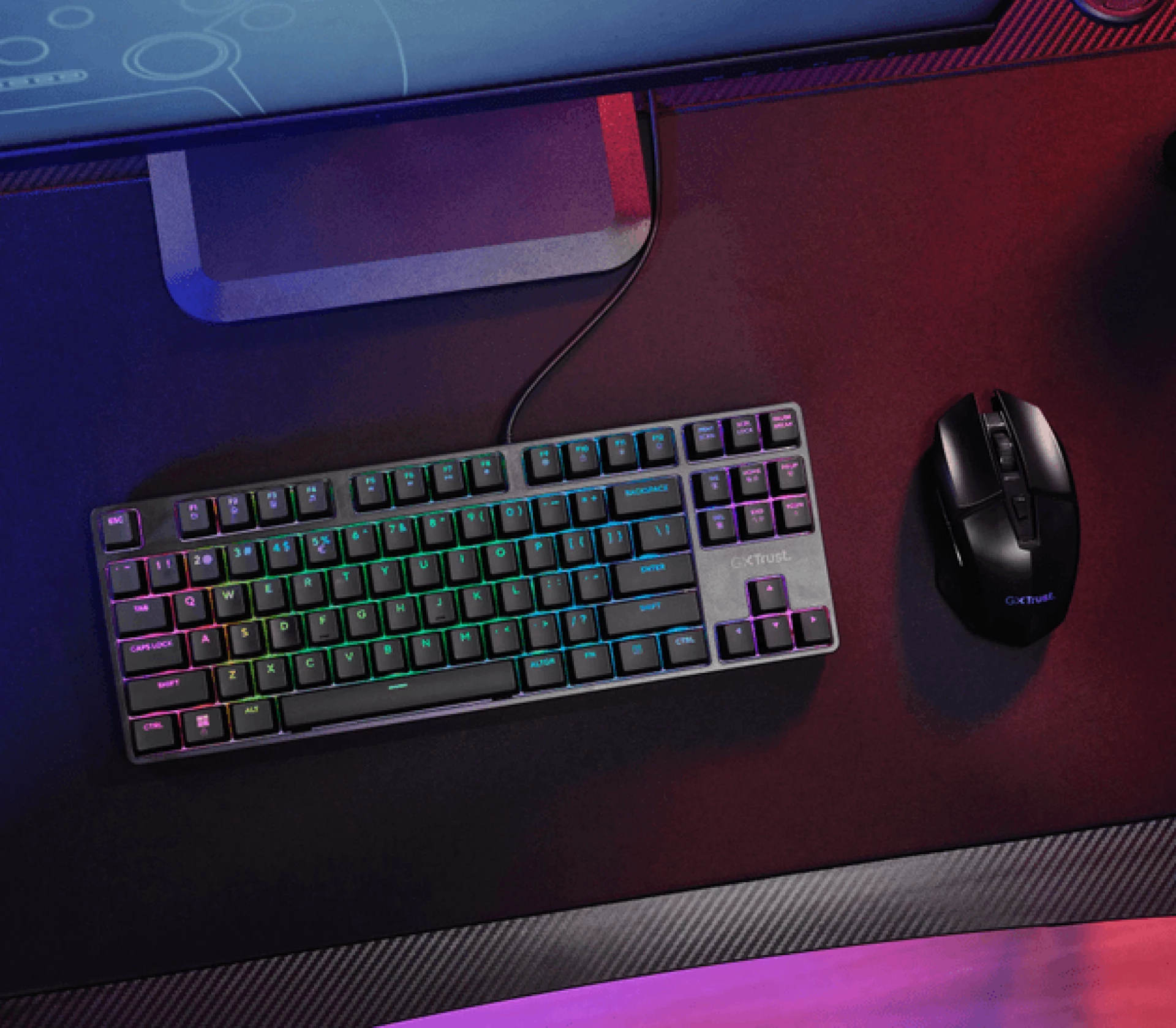 Trust Gejming tastatura GXT 864 CADA TKL