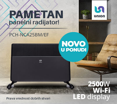 NOVO: Union pametni panelni radijator za prijatnu toplotu