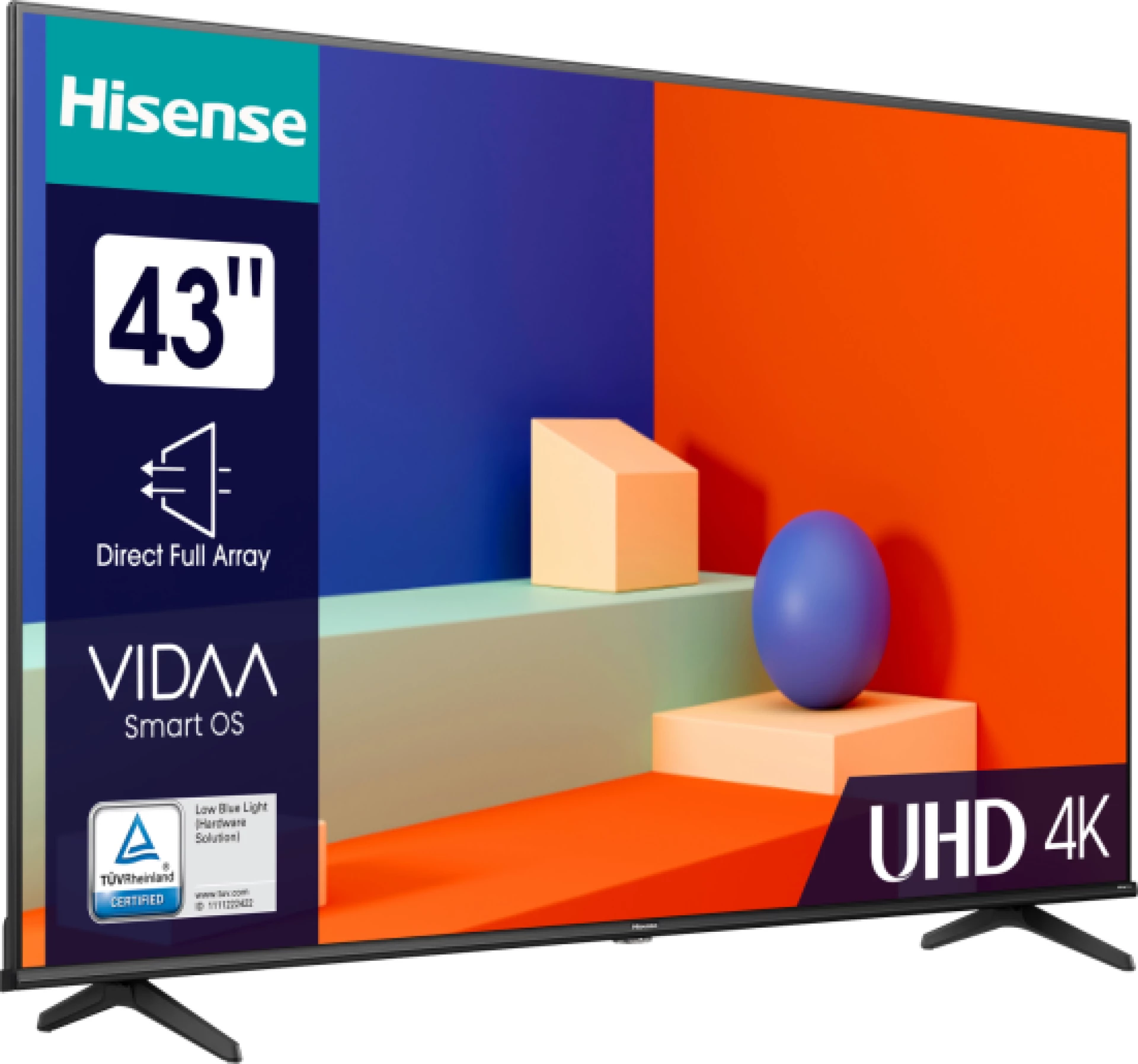 HISENSE SMART TV 43" UHD 43A6K