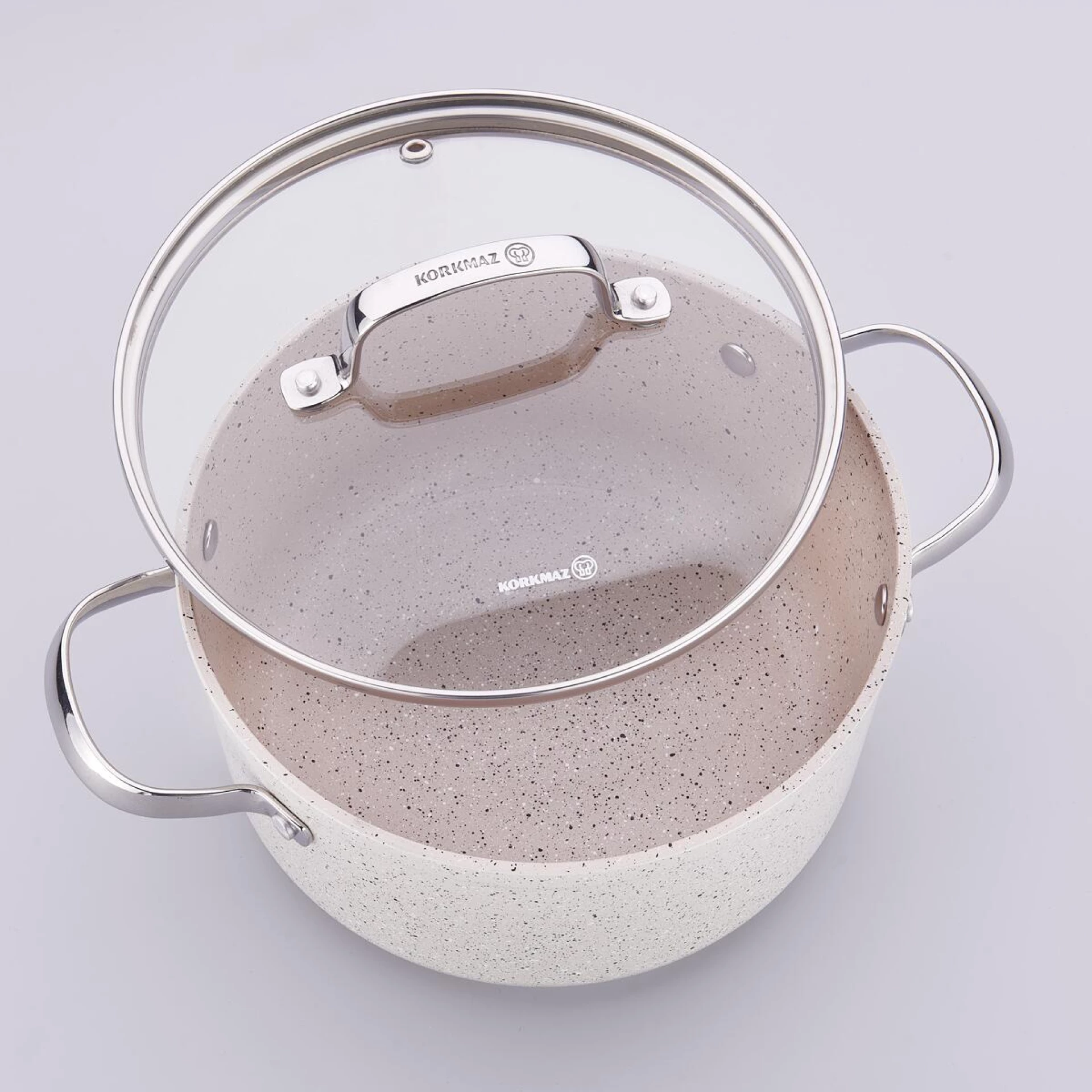 KORMAZ ŠERPA SA POKLOPCEM GRANITA 28x14.5cm (A1262)