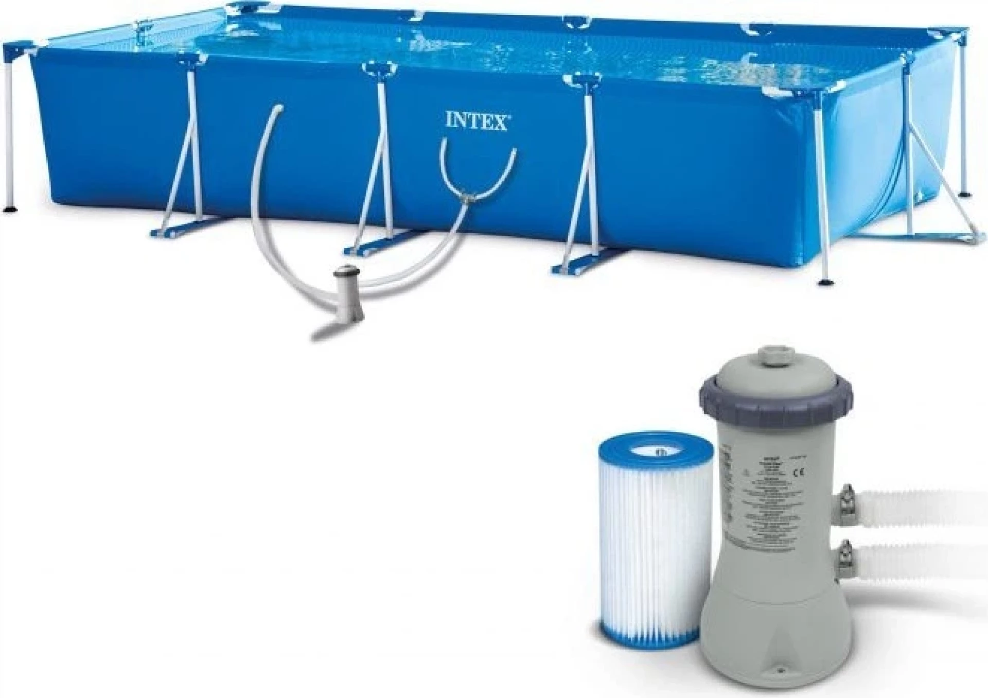 Intex Rectangular Frame bazen sa metalnim okvirom