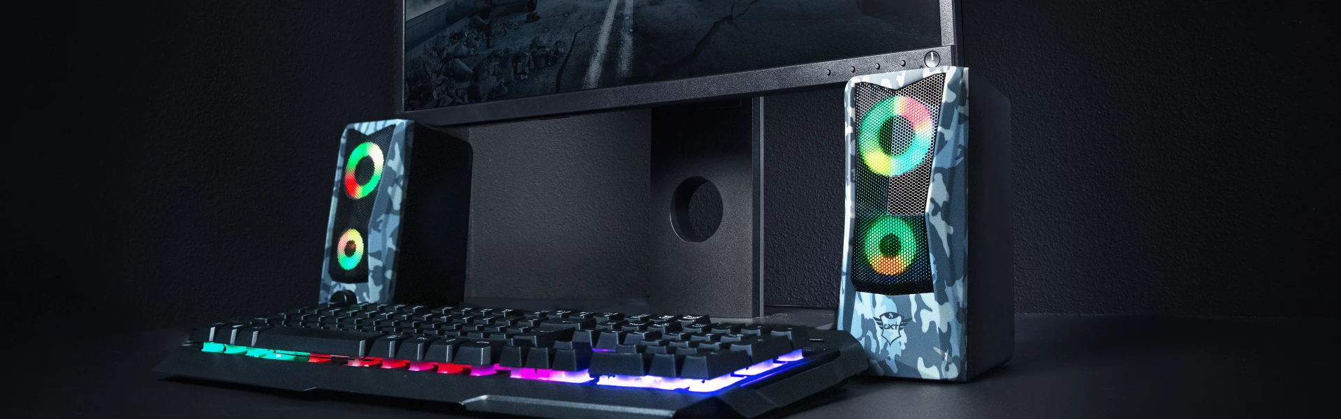 TRUST GAMING ZVUČNICI 2.0 GXT 606 JAVV 23379 RGB