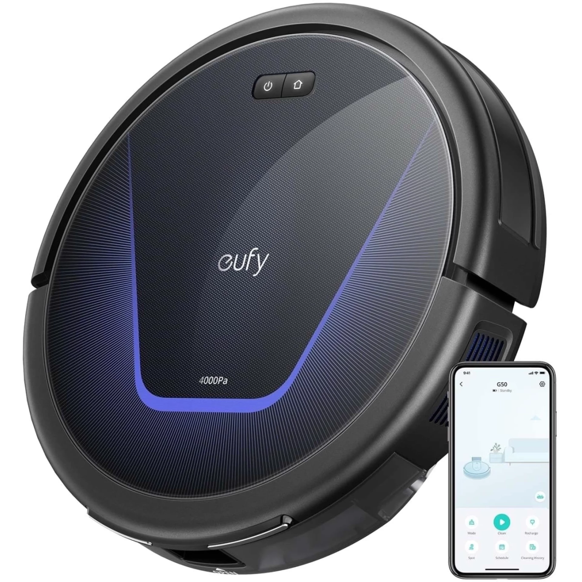 Eufy Robot Usisivač G50 Hybrid Crna