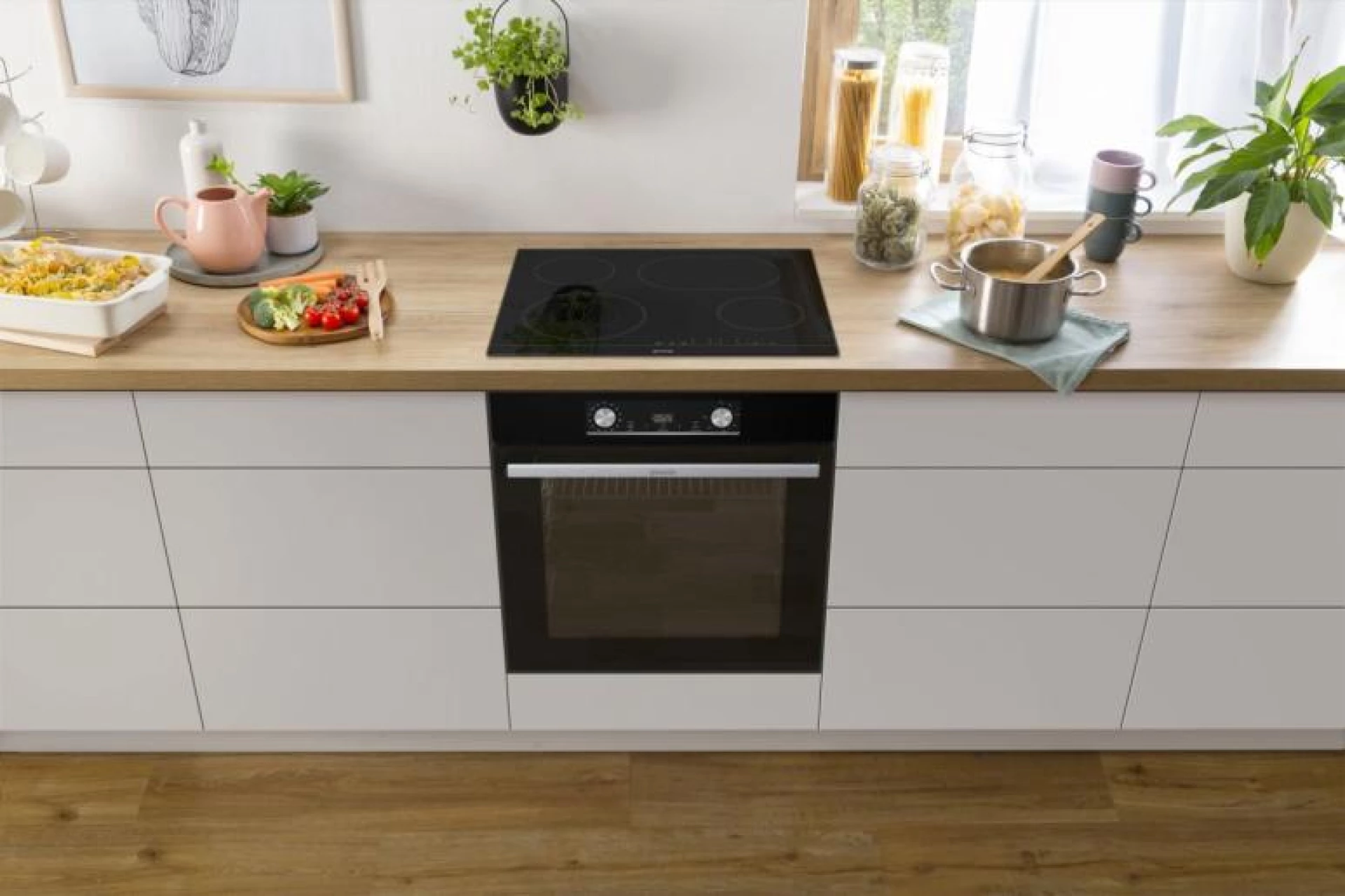 Gorenje Ugradni set BlackSteam BOSX6737EO6BG + ECT43BX