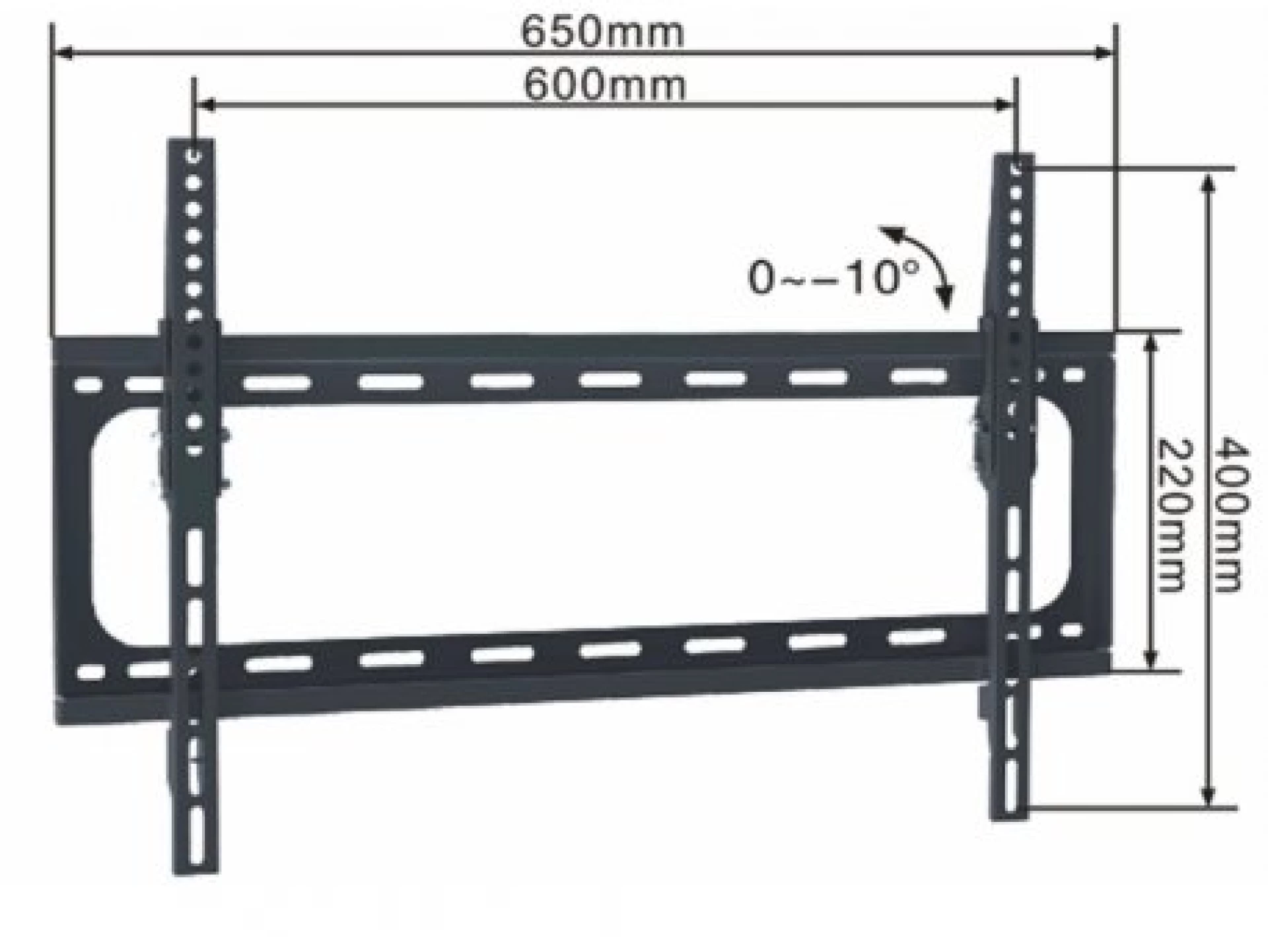 DOWE TV NOSAČ TILT 37" - 75" DO 50KG VESA 600*400